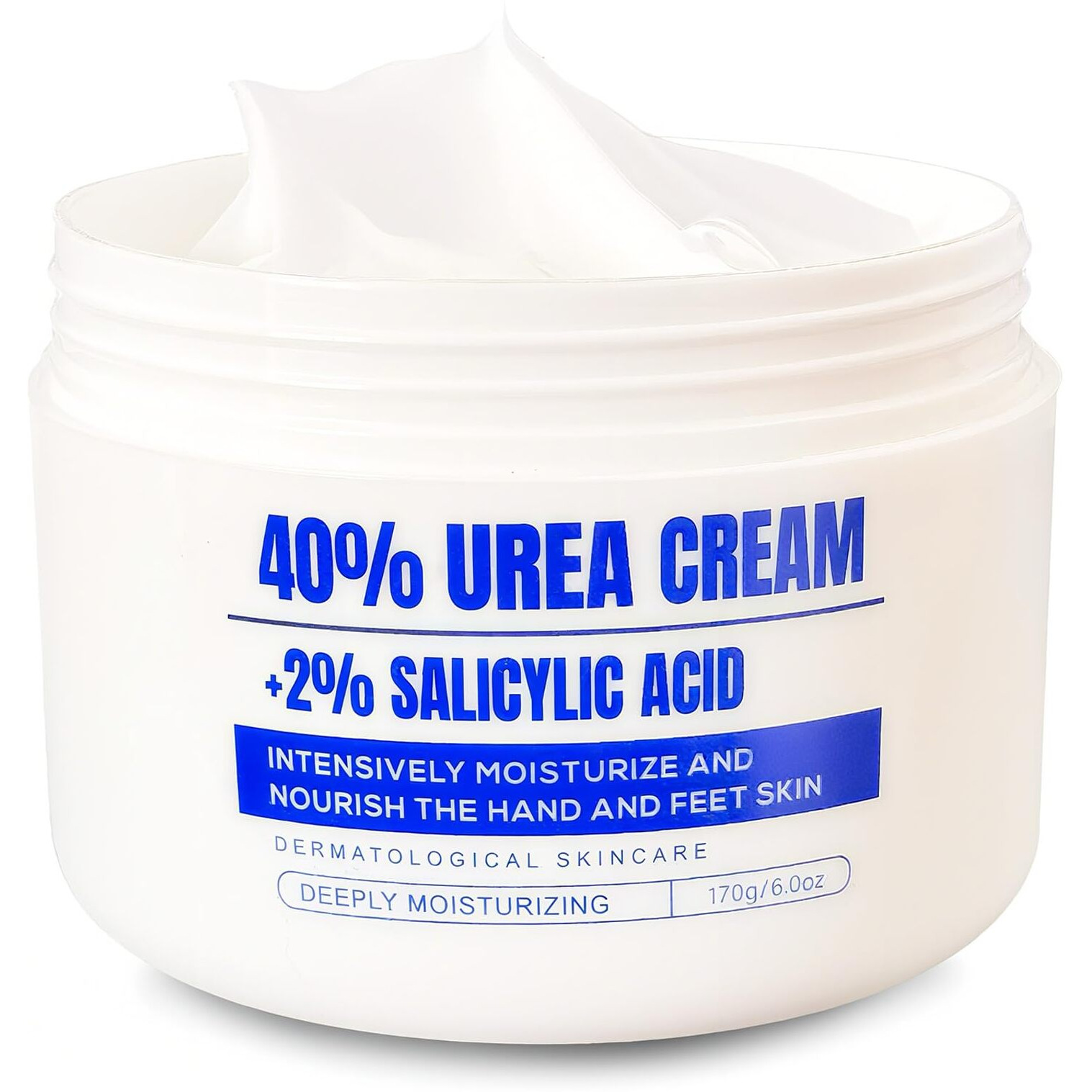 Qqwiax Urea Cream 40 Percent - Foot & Hand Cream For Dry, Cracked Skin - Intensive Urea Lotion For Feet & Heels(Bule)