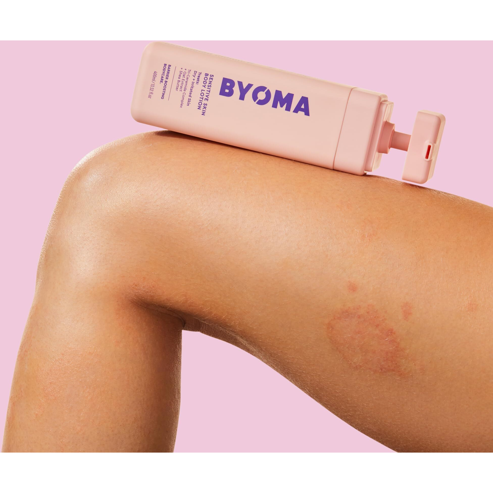 Byoma Sensitive Body Lotion - For Dry, Irritated Skin - Fragrance-Free Moisturizer With Colloidal Oat & Shea Butter - Soothes & Relieves Itching - Skin Barrier Support - 13.52 Fl Oz