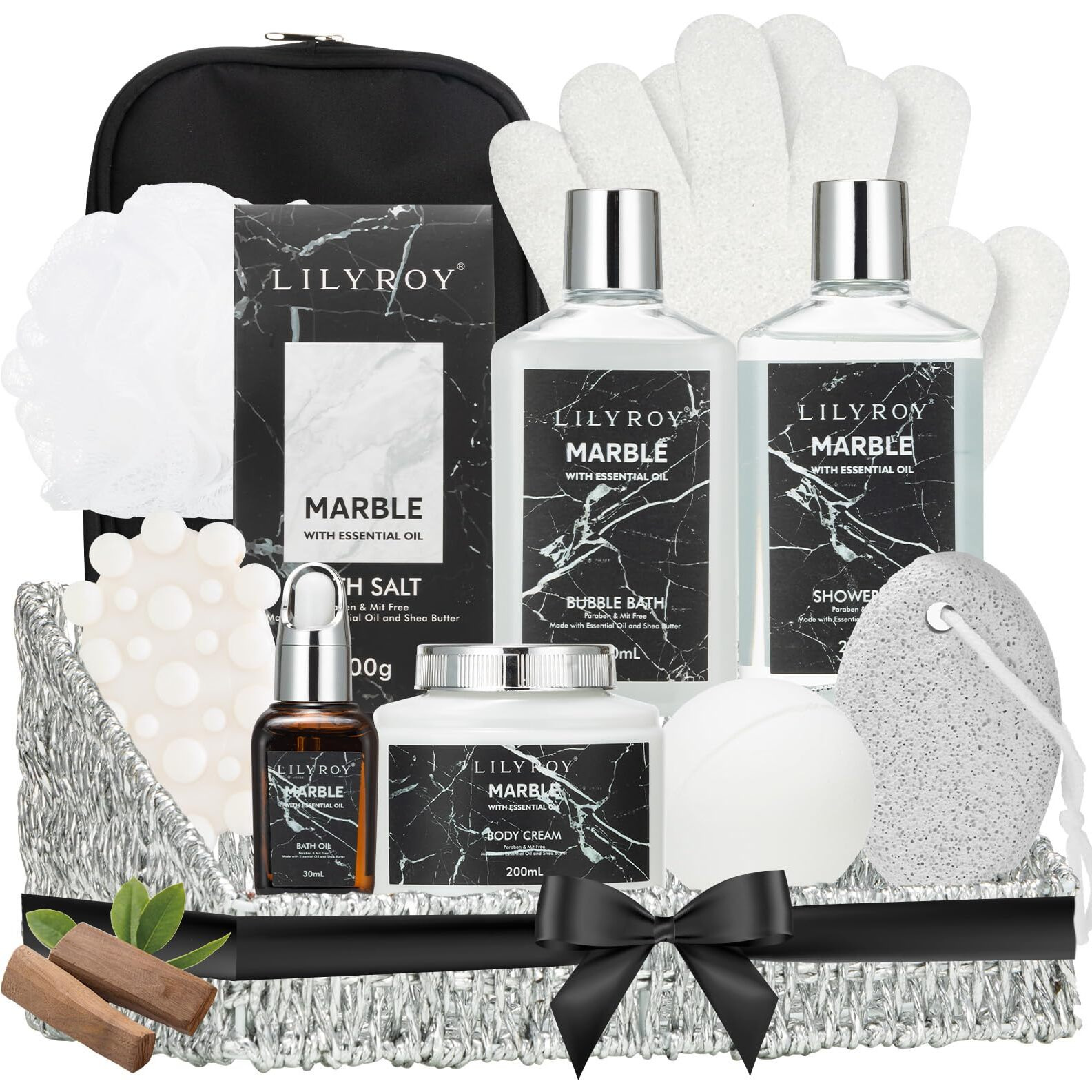 Fathers Day Gifts For Men Dad - 10-Piece Ultimate Bath & Body Gift Set For Women, Spa Gift Basket, Spa Collection With Bath Bomb | Mother's Day, Christmas, Birthday Gifts, All Occasion Holiday Present