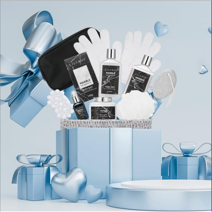Fathers Day Gifts For Men Dad - 10-Piece Ultimate Bath & Body Gift Set For Women, Spa Gift Basket, Spa Collection With Bath Bomb | Mother's Day, Christmas, Birthday Gifts, All Occasion Holiday Present
