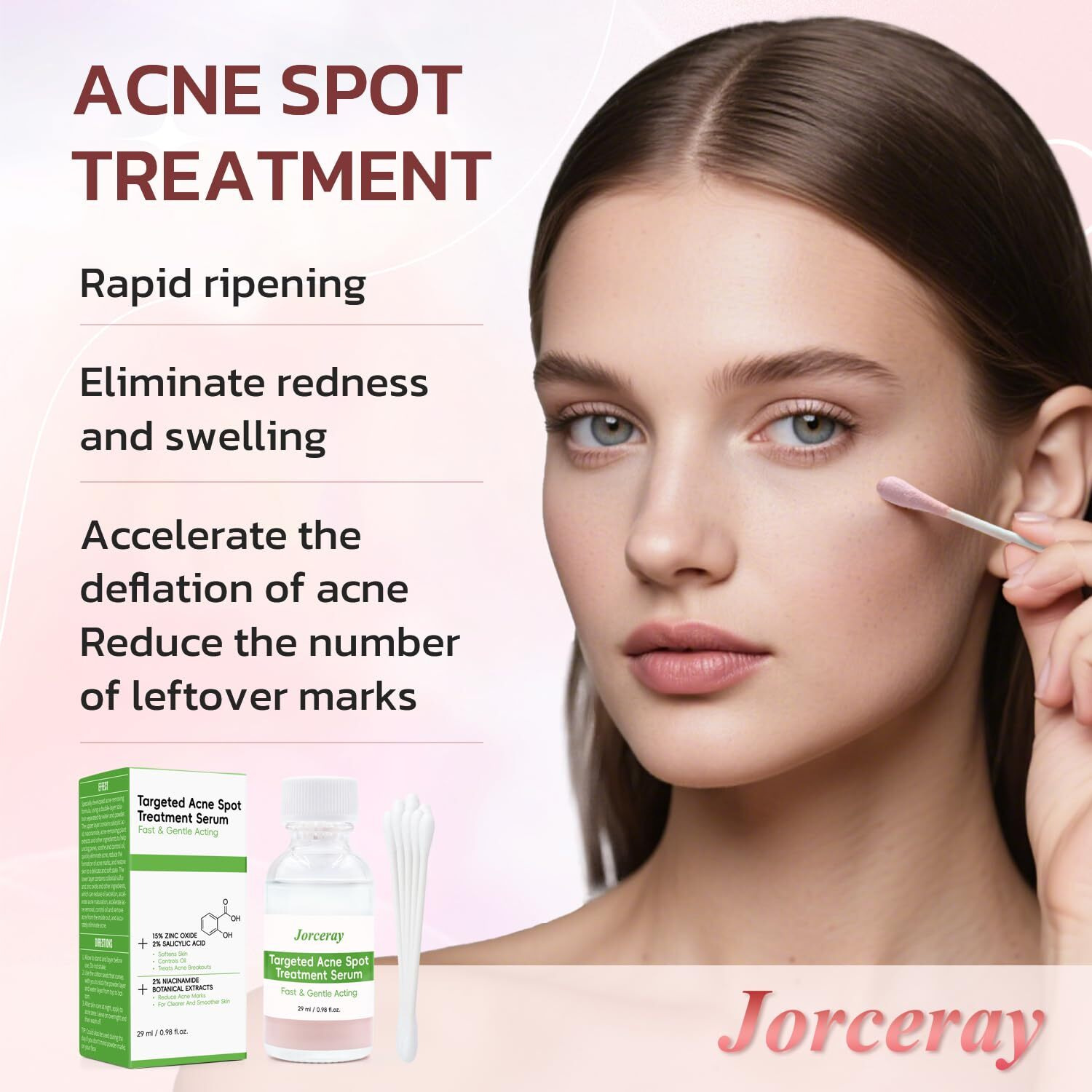 Effective Acne Treatment For Face - Acne Drying Lotion - Removes Acne And Redness - Eliminating Zits - Pimple Drying Lotion 1 Fl Oz