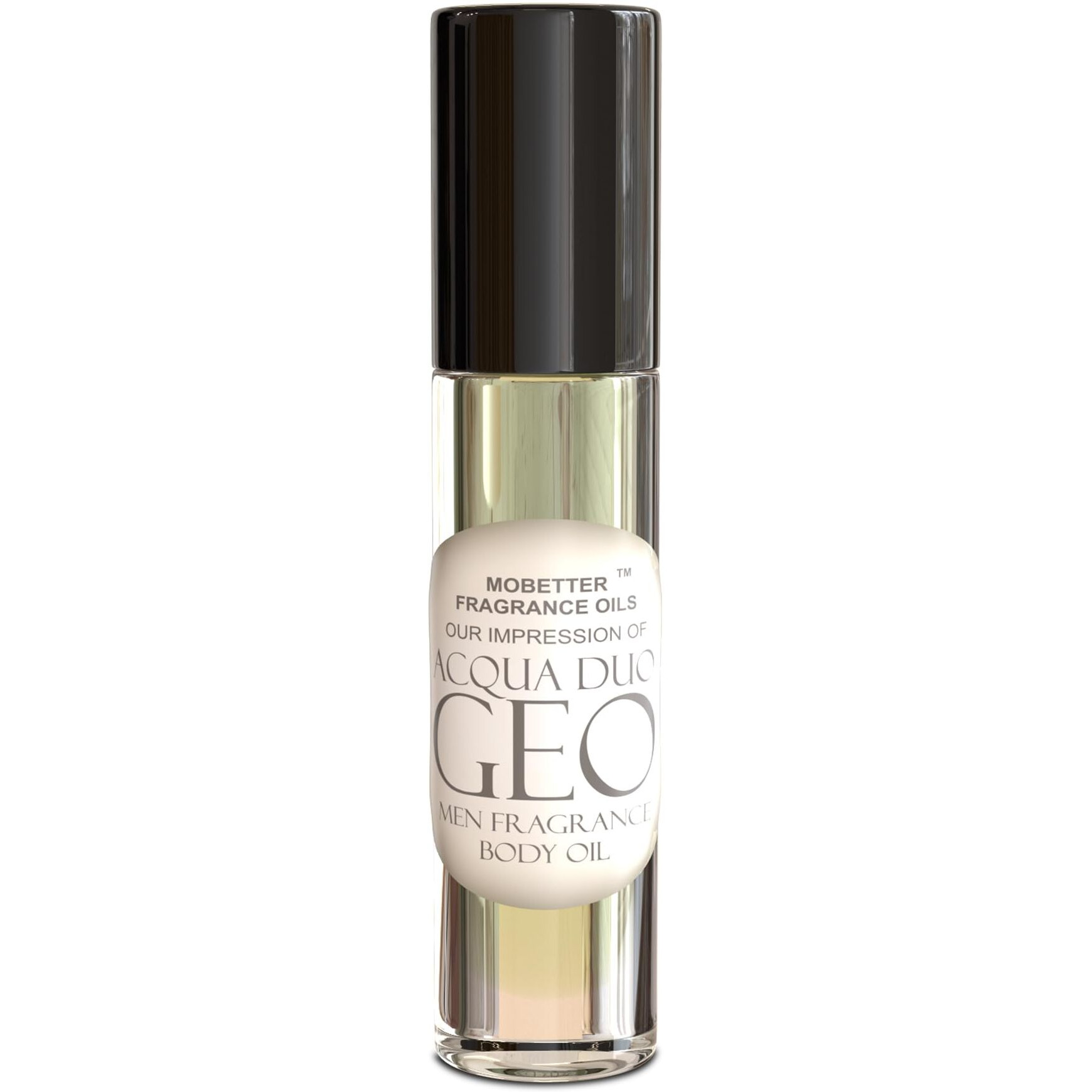 Aqua Duo Geo Cologne Body Oil For Men (10Ml Roll On) By Mobetter Fragrance Oils