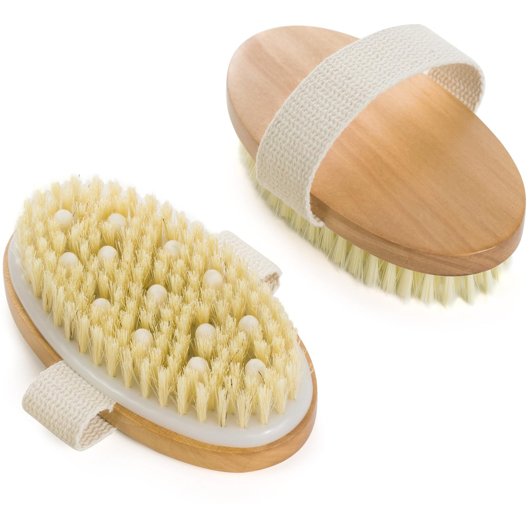 Valentise Dry Brushing Body Brush, 3 Pack Wooden Body Brush With Soft And Stiff Bristle, Exfoliating And Cellulite Body Scrubbers, Improving Blood Circulation, Suitable For All Kinds Of Skin