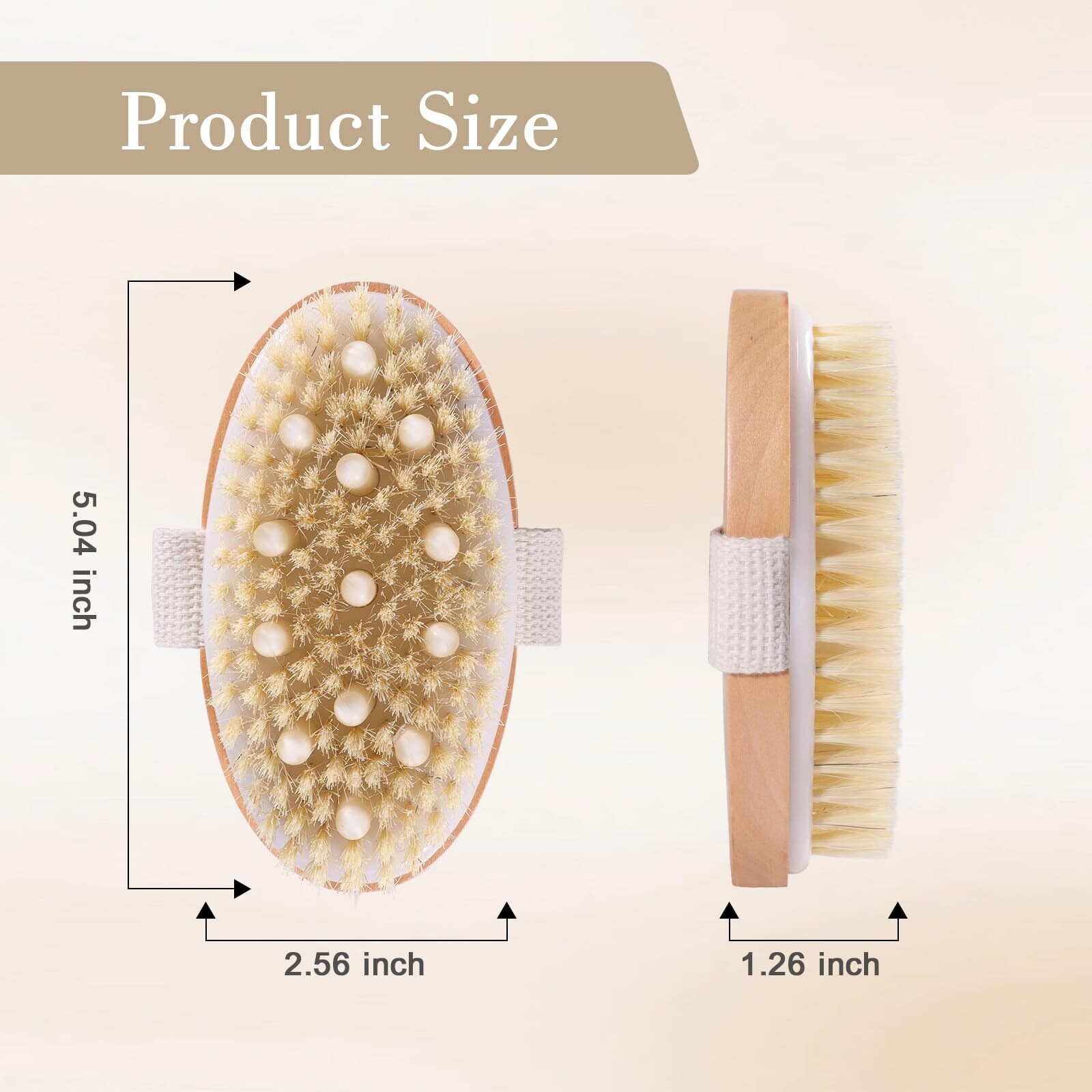 Valentise Dry Brushing Body Brush, 3 Pack Wooden Body Brush With Soft And Stiff Bristle, Exfoliating And Cellulite Body Scrubbers, Improving Blood Circulation, Suitable For All Kinds Of Skin