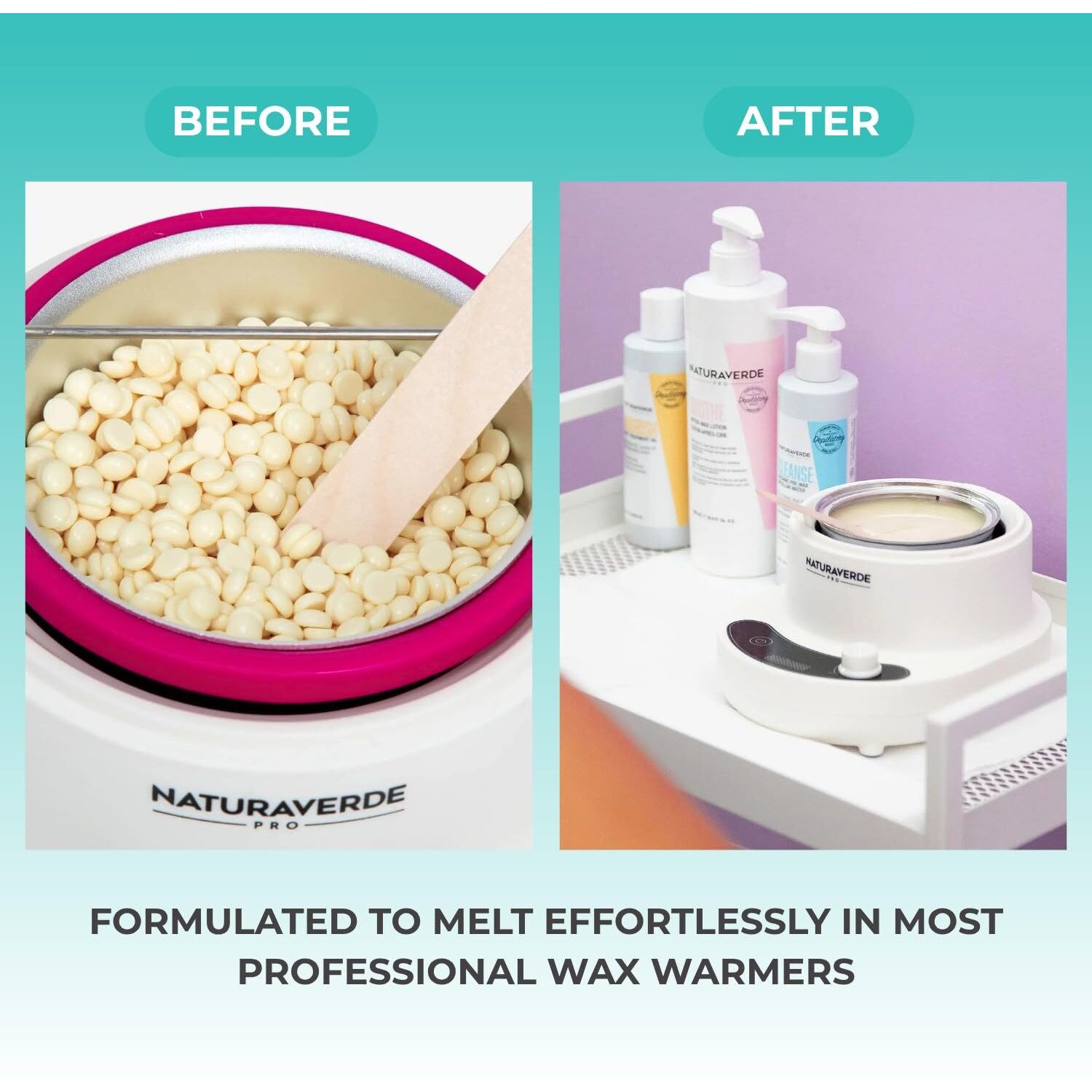 Naturaverdepro Karite Flex Hard Wax Beads, Body And Facial Hair Removal, Brazilian Bikini Wax For Women With Hydrating Shea Butter And Vitamin E - 2.2 Lbs