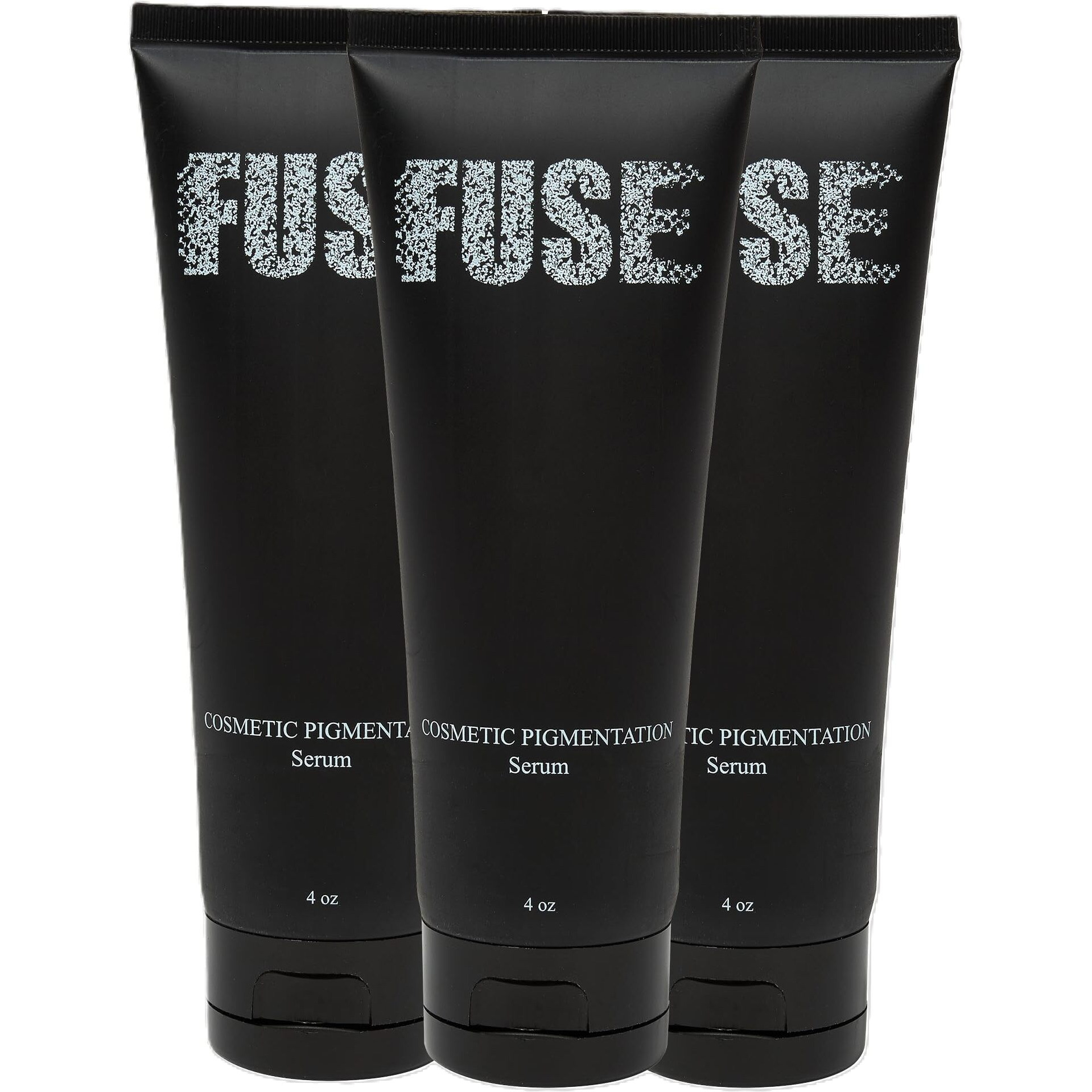 Fuse Scalp Aftercare- Matte Lotion For Shaved Scalps & Scalp Micropigmentation - Anti Shine Formula New And Improved - Made In The Usa- 4Oz (Pack Of 3) (All Black)