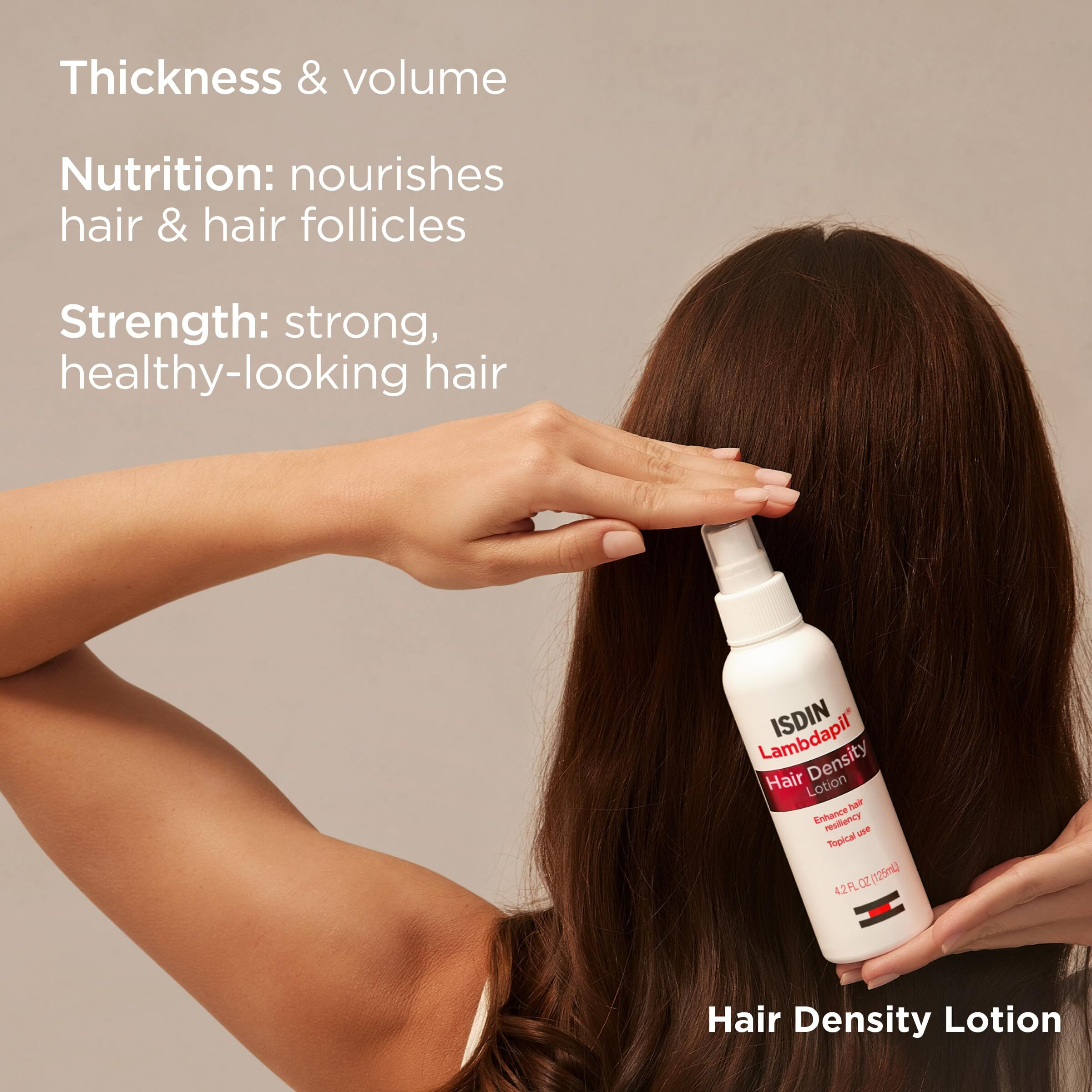Isdin Lambdapil Hair Loss Lotion To Strengthen Hair 4.2 Fl. Oz.