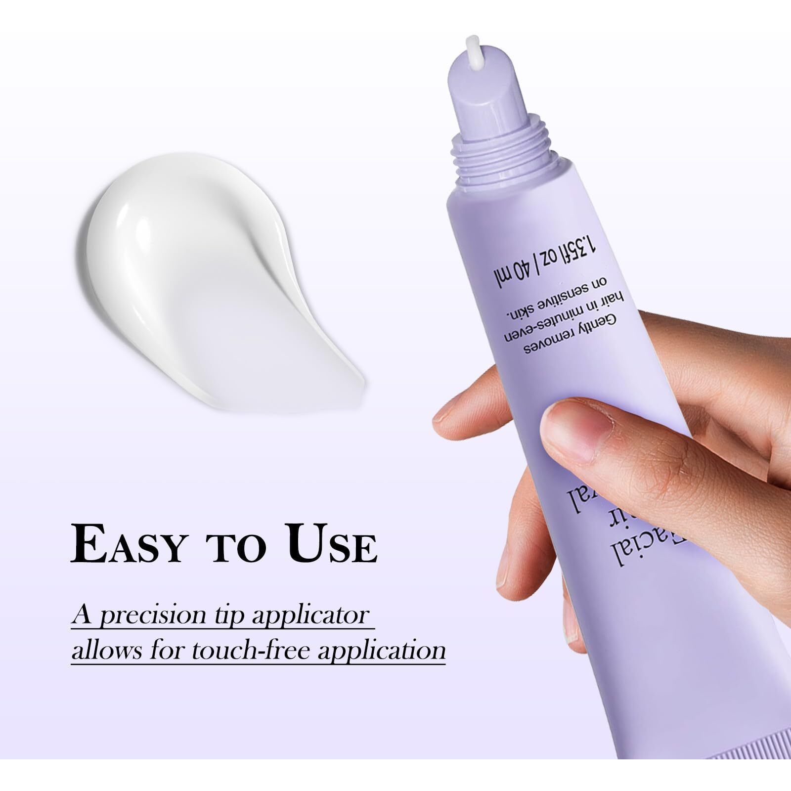 Hydrateology Facial Hair Removal, Hydrateology, Hydratology Facial Hair Remover, Luuma Hair Removal Cream, Gentle Hairs Removers, Long-Lasting Depilatory Cream For All Skin Types