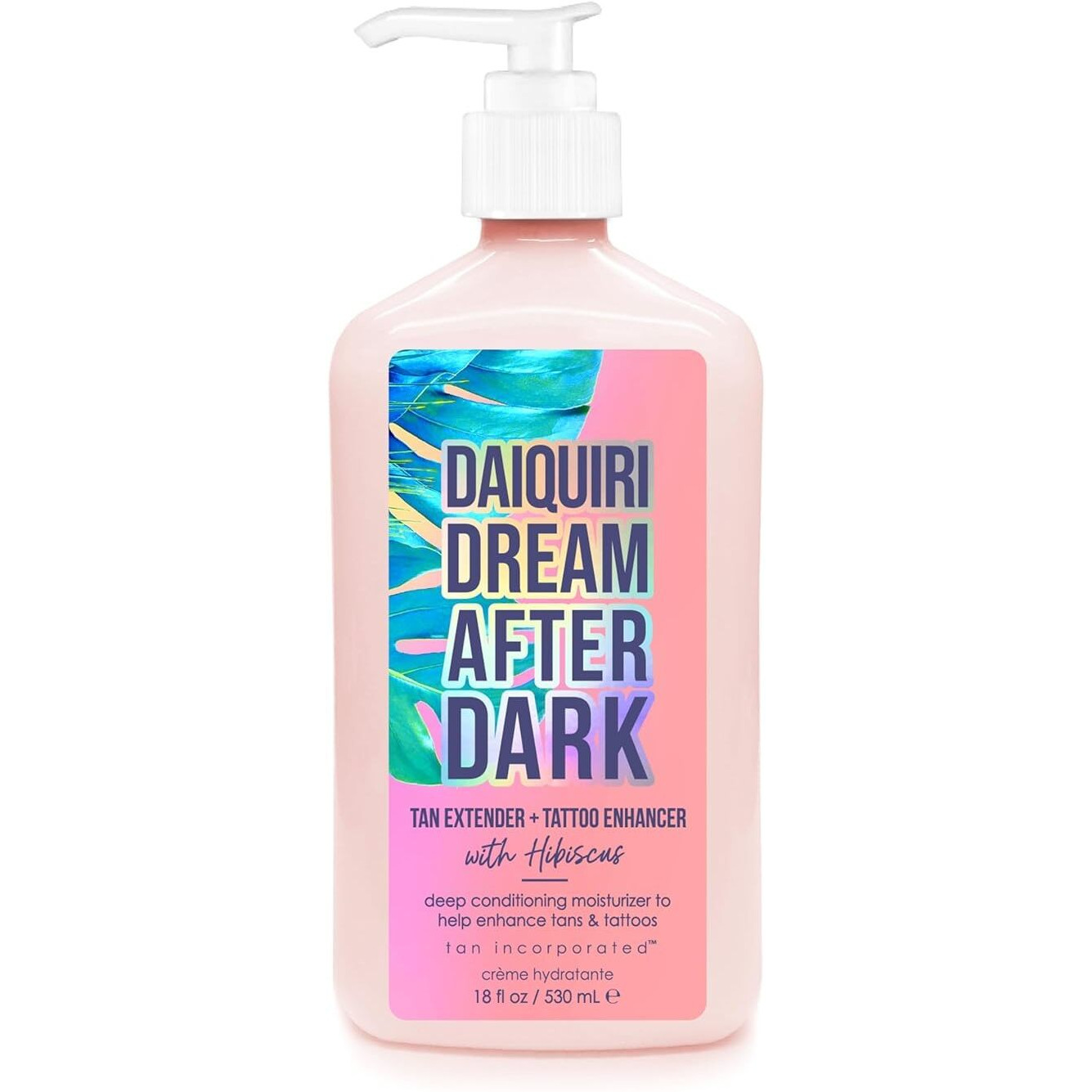 Brown Sugar Daiquiri Dream After Dark Tan Extender + Tattoo Enhancer Moisturizing Body Lotion W/Hibiscus - Helps Enhance Your Tan & Tattoos