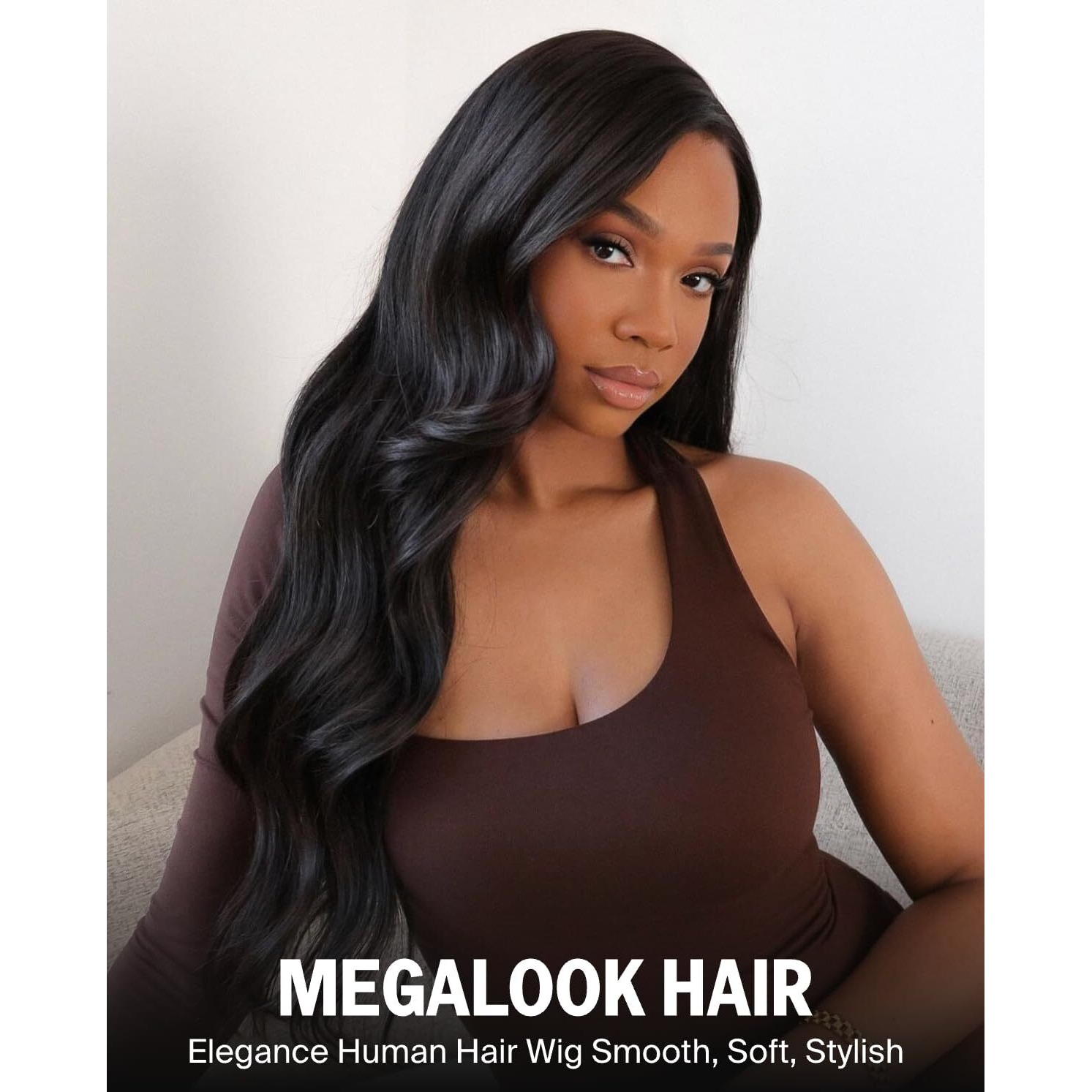 Megalook Hair Glueless Wigs Human Hair Pre Plucked Pre Cut 6X5 Hd Lace Closure Wigs Human Hair Glueless Wear And Go Body Wave Pre Bleached Glueless Wig 26 Inch