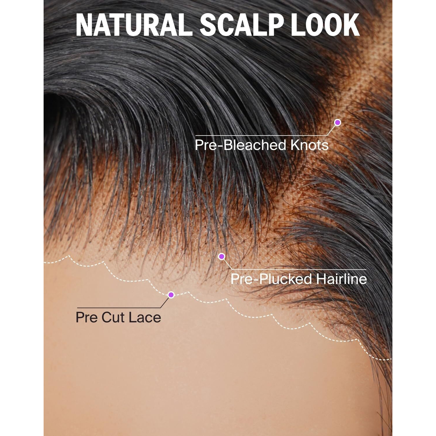 Megalook Hair Glueless Wigs Human Hair Pre Plucked Pre Cut 6X5 Hd Lace Closure Wigs Human Hair Glueless Wear And Go Body Wave Pre Bleached Glueless Wig 26 Inch