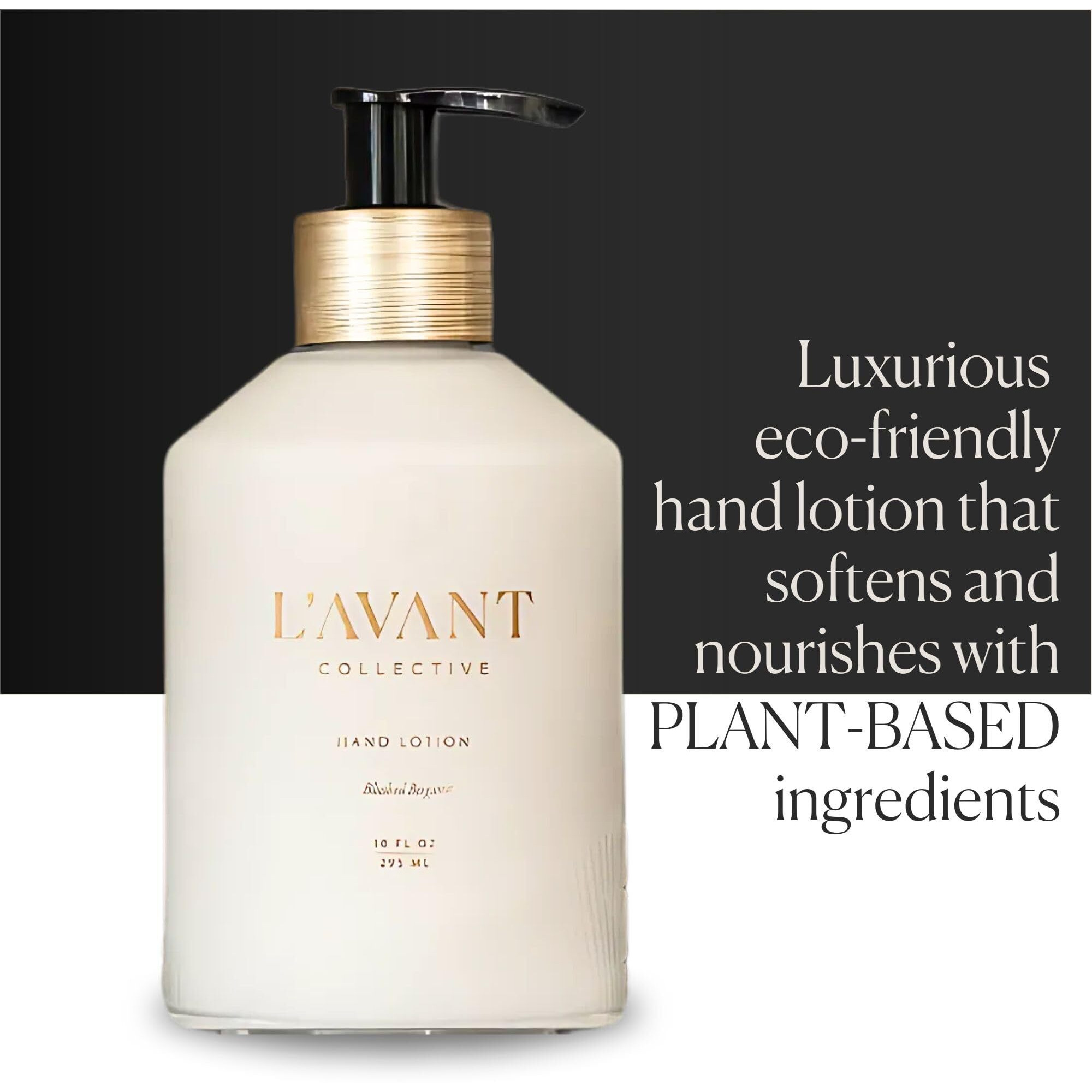 L'Avant Collective Luxury Hand Lotion - High Performing Moisturizing Hand Cream For Dry, Cracked Hands, Nails & Cuticles - Hydrating Shea Butter Formula (10 Oz, Blushed Bergamot)
