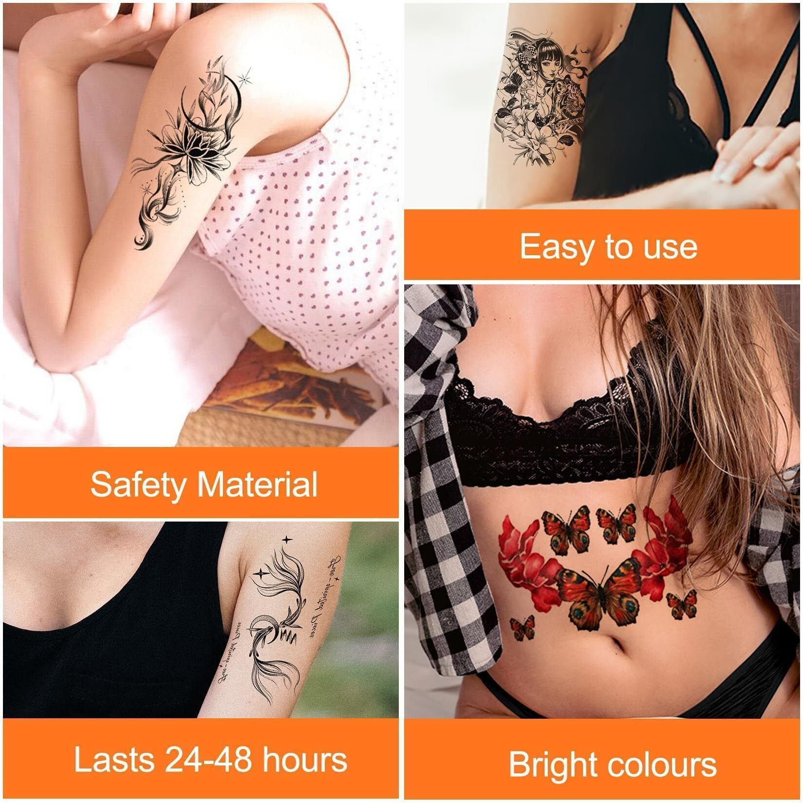 Cargen Printable Temporary Tattoo Paper For Inkjet & Laser Printer, Diy Hand-Painted Image Transfer Decals For Body Custom Tattoo Papers For Party Birthday Halloween -8.5 * 11 Inch -10 Sheets