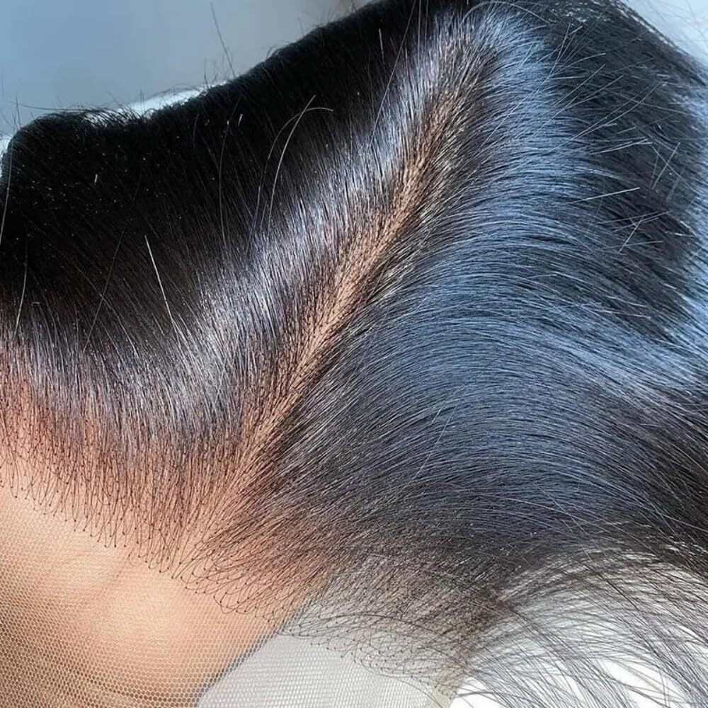 Grand Nature Frontal Hd Lace Closure Only, 13X6 Frontal Hd Lace, 5X5 Hd Lace Closure Body Wave, Straight 4X4 Closure, 13X4 Lace Frontal Hd Lace (Straight, 16""-13X6 Frontal)