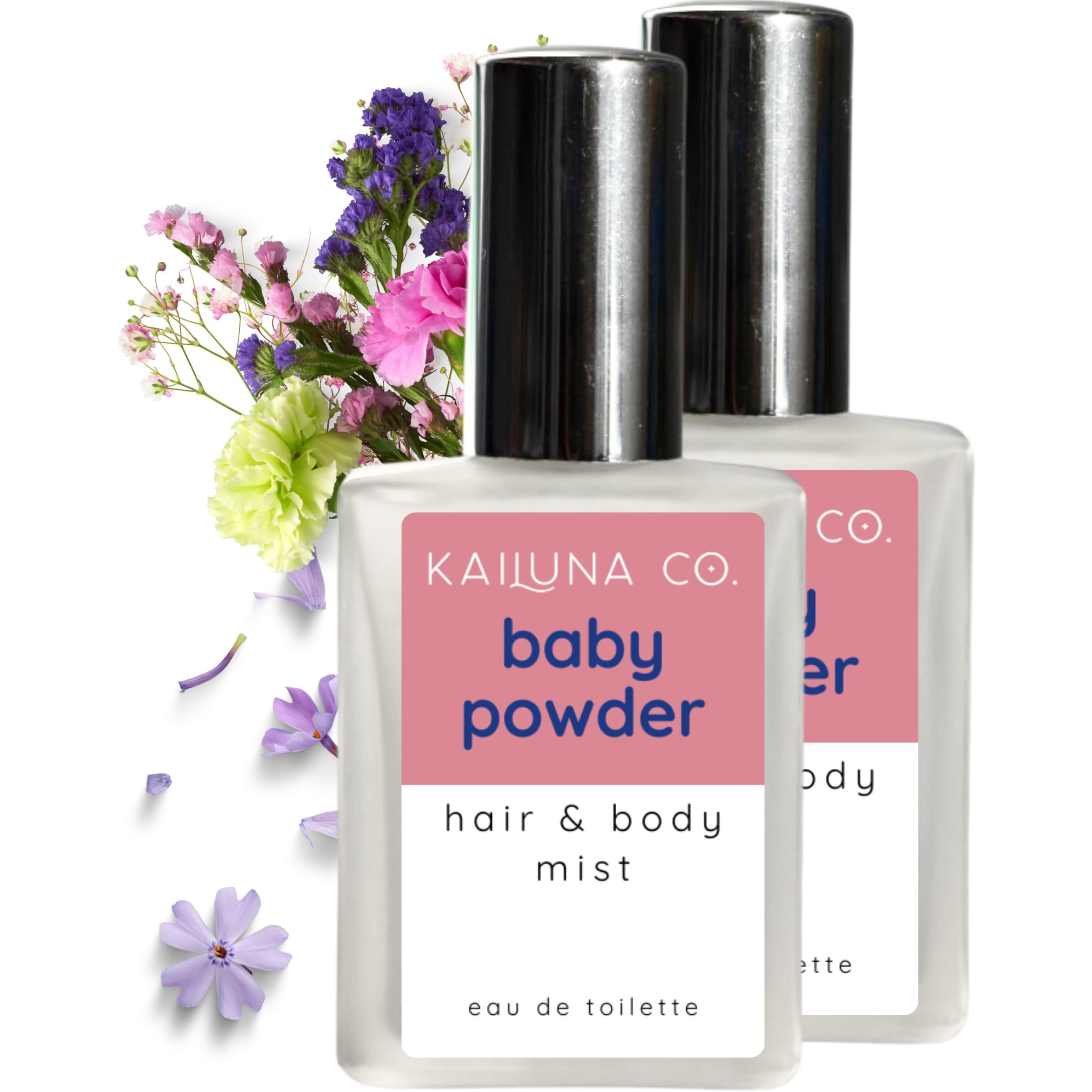 Kailuna Co. Hair & Body Mists (Twin Pack, Baby Powder Twin Pack)