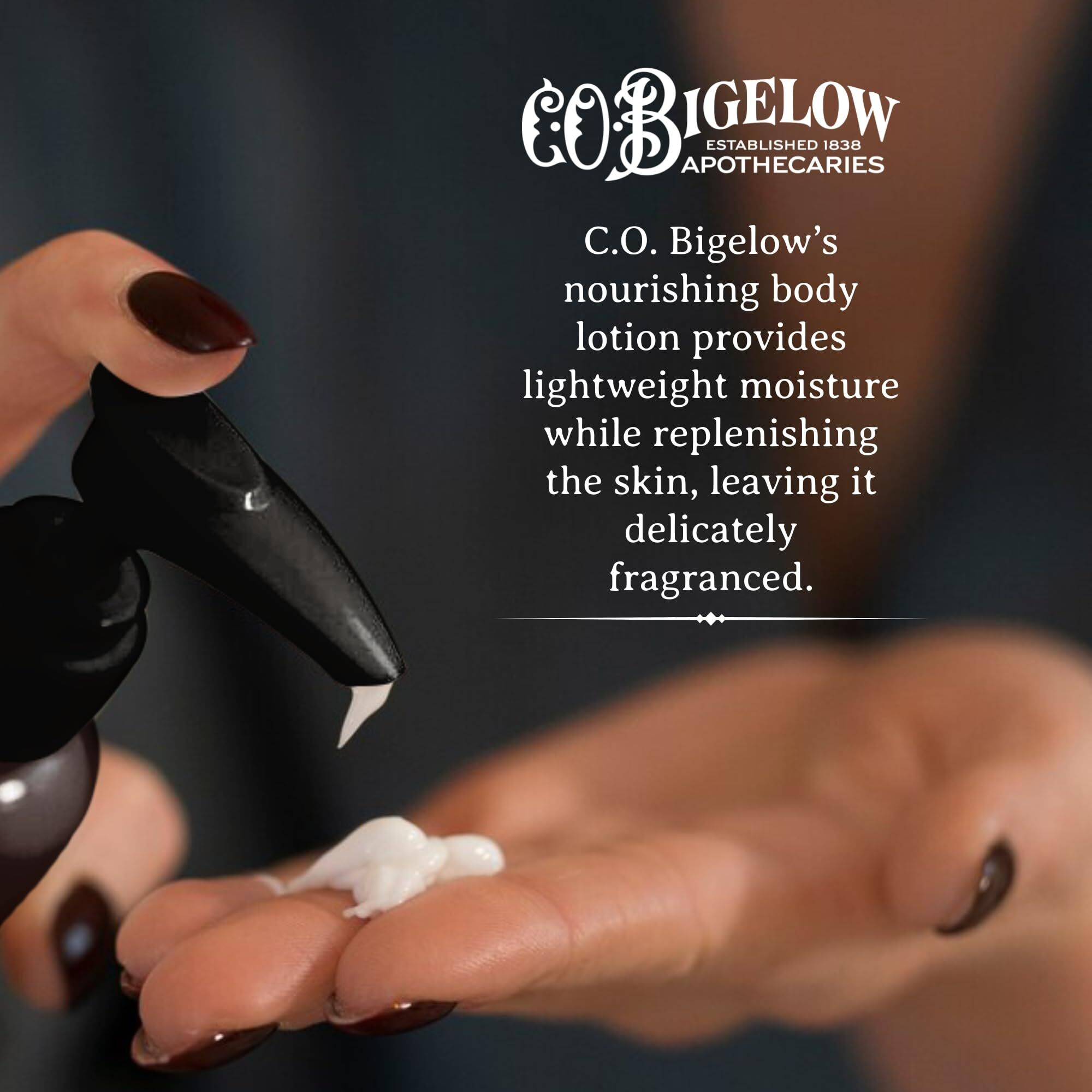 C.O. Bigelow Iconic Collection Amber Body Lotion, Scented Body Cream With Grapeseed Oil And Shea Butter, 10.5 Fl Oz