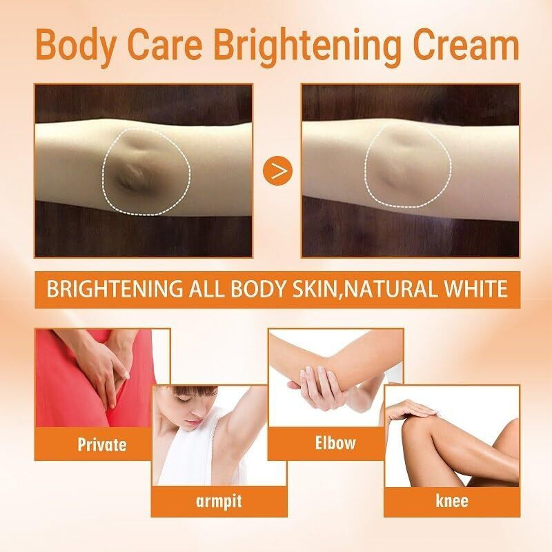 Axnoocy Body Vvhitening Cream For Private Area And Bikini Area, Quick Results Vitamin C Skin Care Cream For Underarm, Neck, Armpit, Elbow, Knees And Inner Thigh (1.8 Fl.Oz)