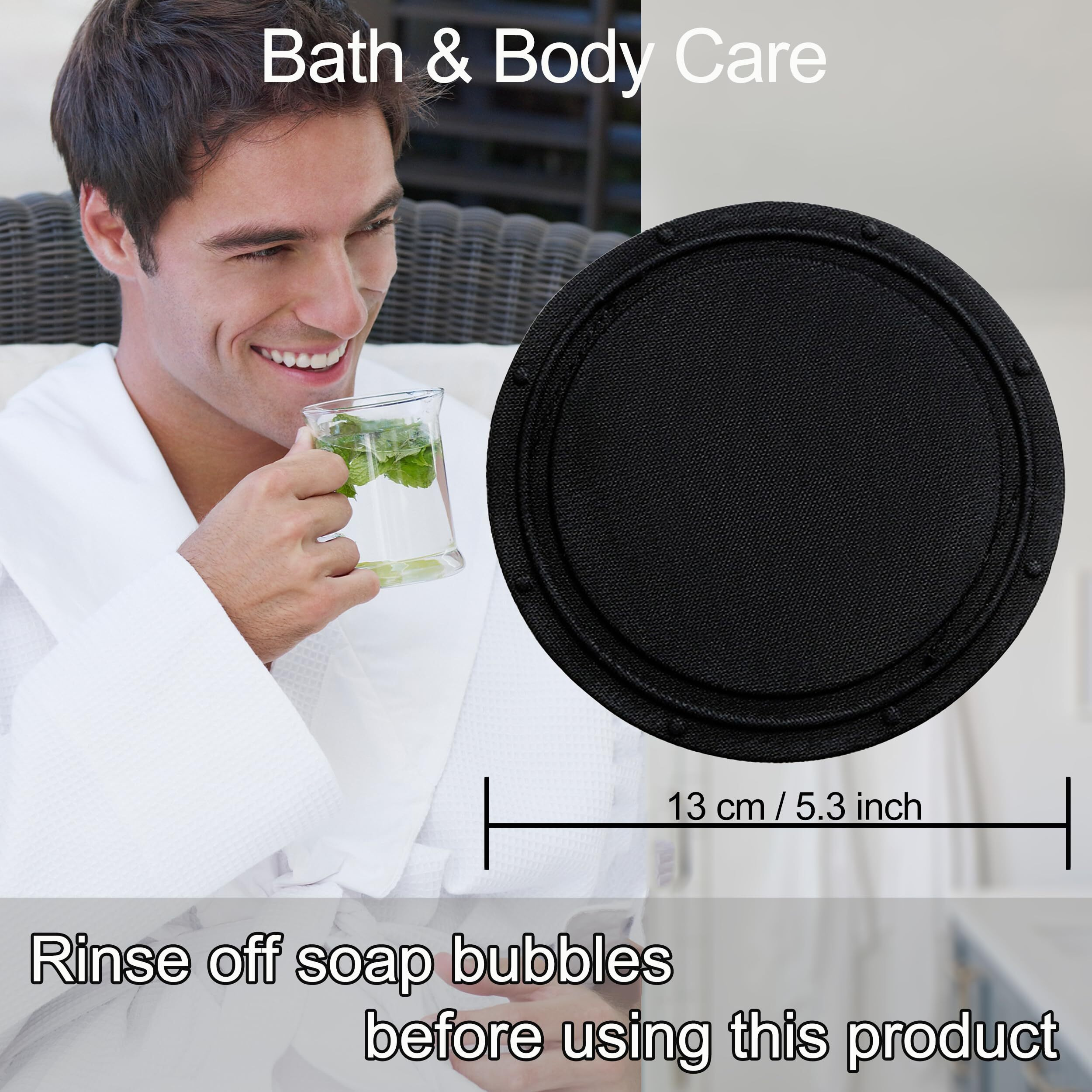 Tisinly Premium Exfoliating For Body,Painless Viscose Traditional Body Scruber,Dead Skin Remover,Skin Scrubber Exfoliator,Body Exfoliator For Self-Tan Removal & Keratosis Pilaris (2Pcs)