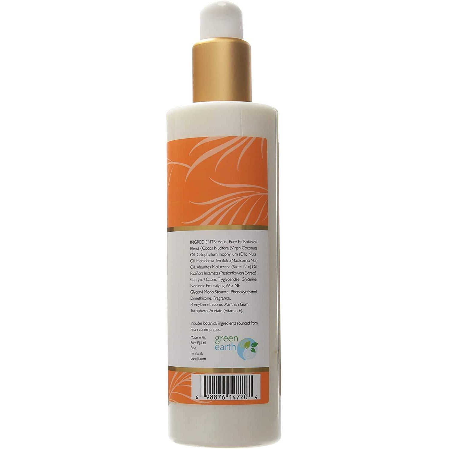 Pure Fiji Body Lotion Hydrating - Moisturizing Lotion For Dry Skin With Coconut Milk And Vitamin E, Organic Body Lotion For Women And Men, Mango Scent, 12 Oz
