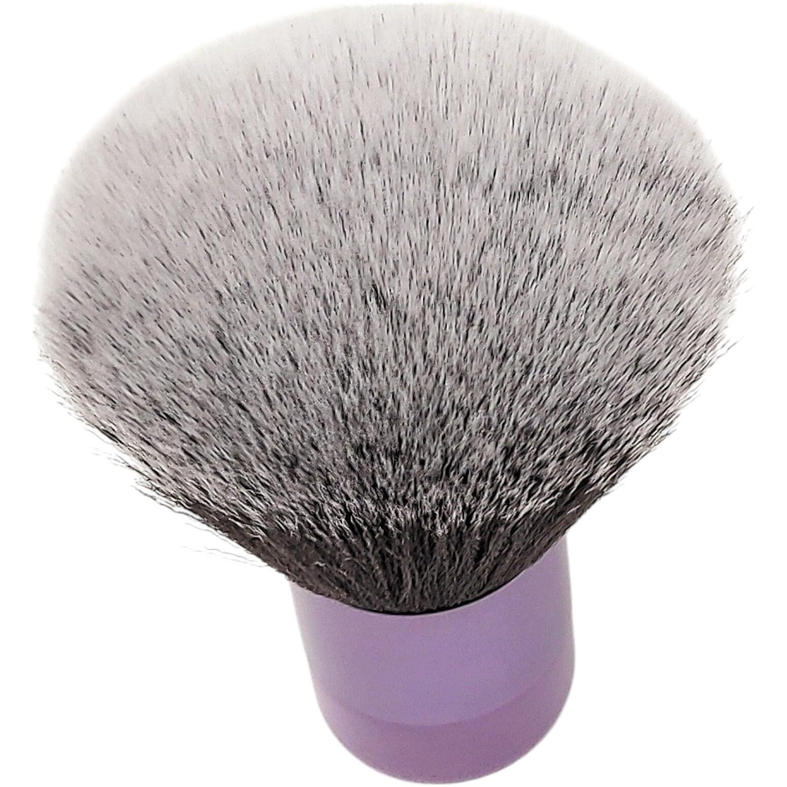 Luxurious And Large Ultra Soft Fluffy Powder Brush, Multipurpose Face, Body, Barber And Beauty Tool, With Wooden Base Soft Kabuki Brush By Bevygold (Violet)