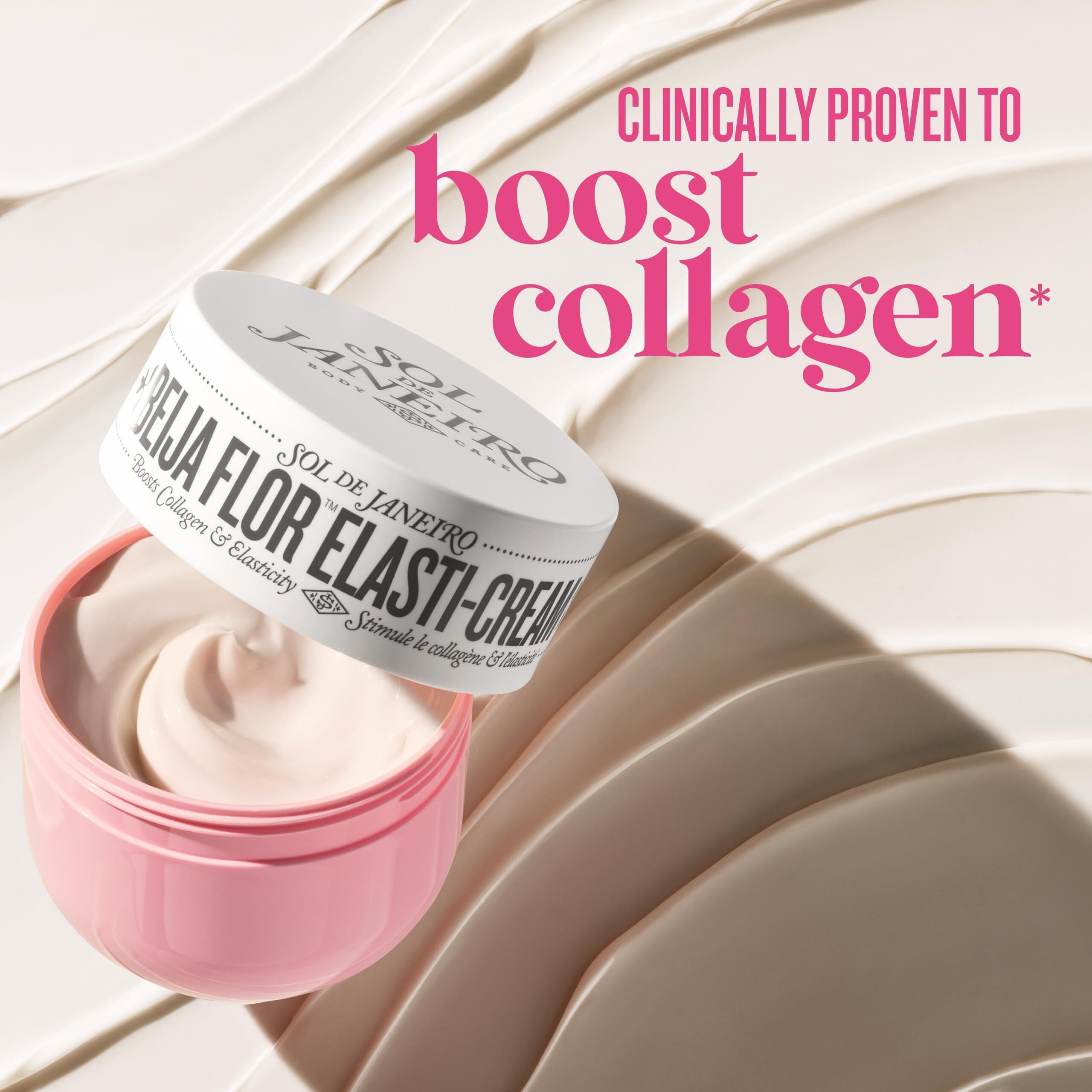 Sol De Janeiro Collagen Boosting Beija Flor Elasti-Cream Body Cream 150Ml/5 Oz.