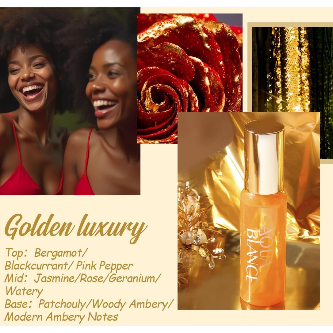 Aqua Blance Body Spray For Women, Fragrance Hair & Body Mist Set, Travel Size Each 2.1 Fl Oz, 3 Pack, Velvet Reverie, Ethereal Garden, Golden Luxury