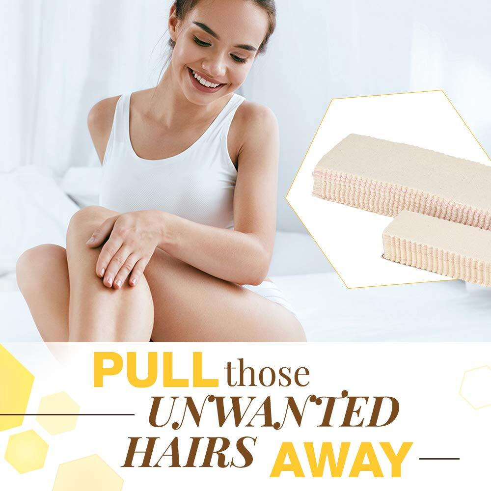 Gigi Muslin Epilating Waxing Strips - Wax Strips For Hair Removal, Hair Wax Strip For Women's Face, Body, Bikini & Leg, 100 Ct, Pack Of 2