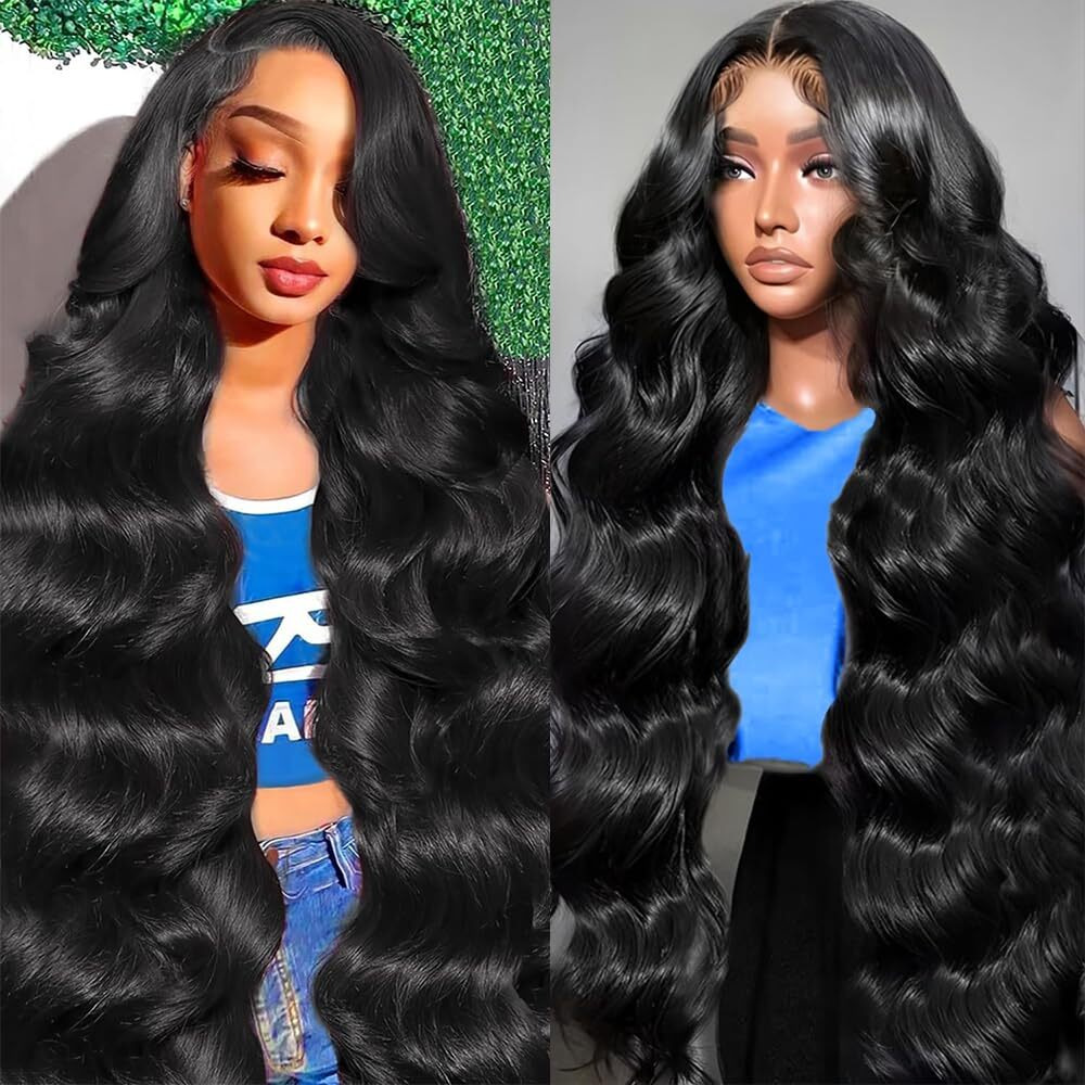 Gurdan 30 Inch 13X6 Lace Front Wigs Human Hair 200 Density Body Wave Lace Front Wigs Human Hair Pre Plucked With Baby Hair Hd Lace Frontal Wig Natural Color Glueless Human Hair Wigs