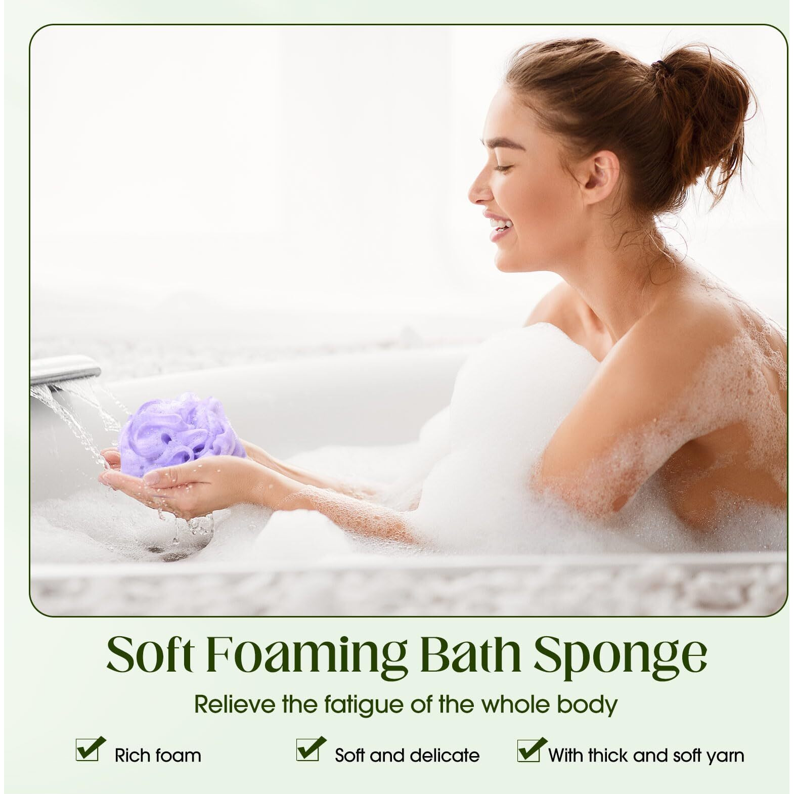 Sunnyray 100 Pcs Loofahs Bulk Bath Sponge Shower Luffas Exfoliating Body Scrubber Packs Assorted Colors Mesh Balls Travel Cleaning Wash Puff Bathing Accessories For Women Men Wash, 20G