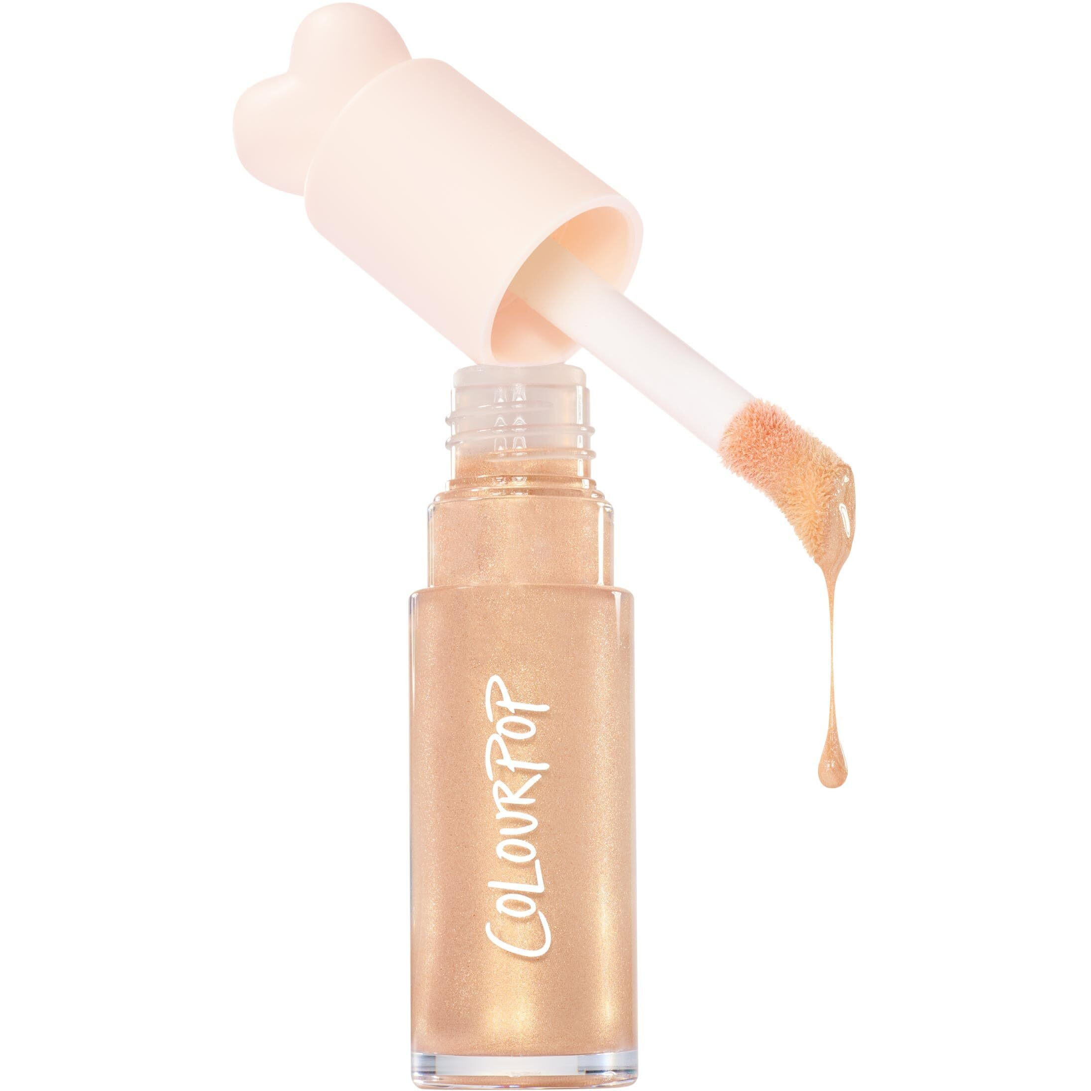 Colourpop Hi-Lite Dewy Liquid Highlighter - Ultra-Reflective Face & Body Illuminator - Glowy Summer Makeup With Hyaluronic Acid & Niacinamide For A Blendable Glow - Immediately Yes (0.38 Oz)