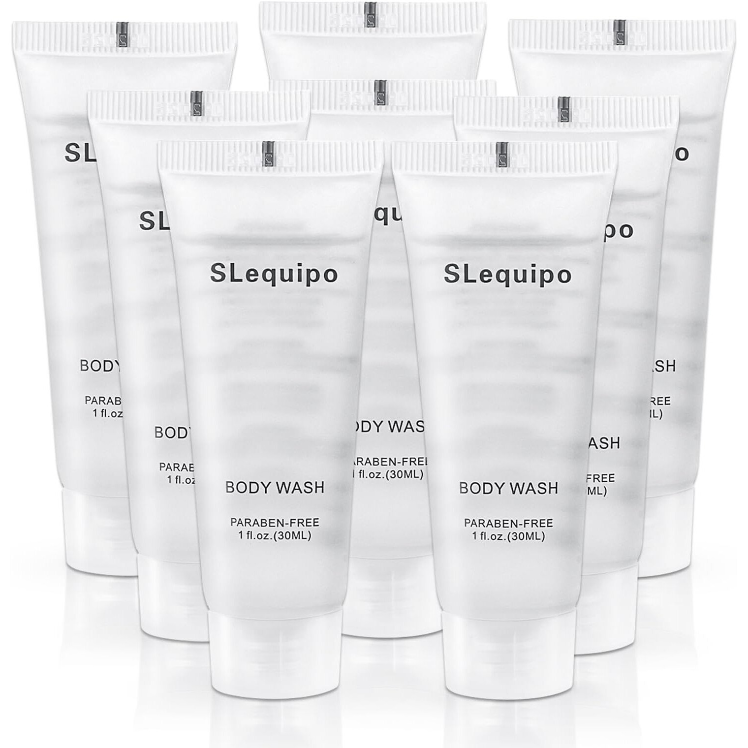 Slequipo Travel Size Body Wash (1 Fl Oz, 100 Pack), Refreshing Hotel Body Wash, Mini And Small Size Guest Hotel Toiletries In Bulk