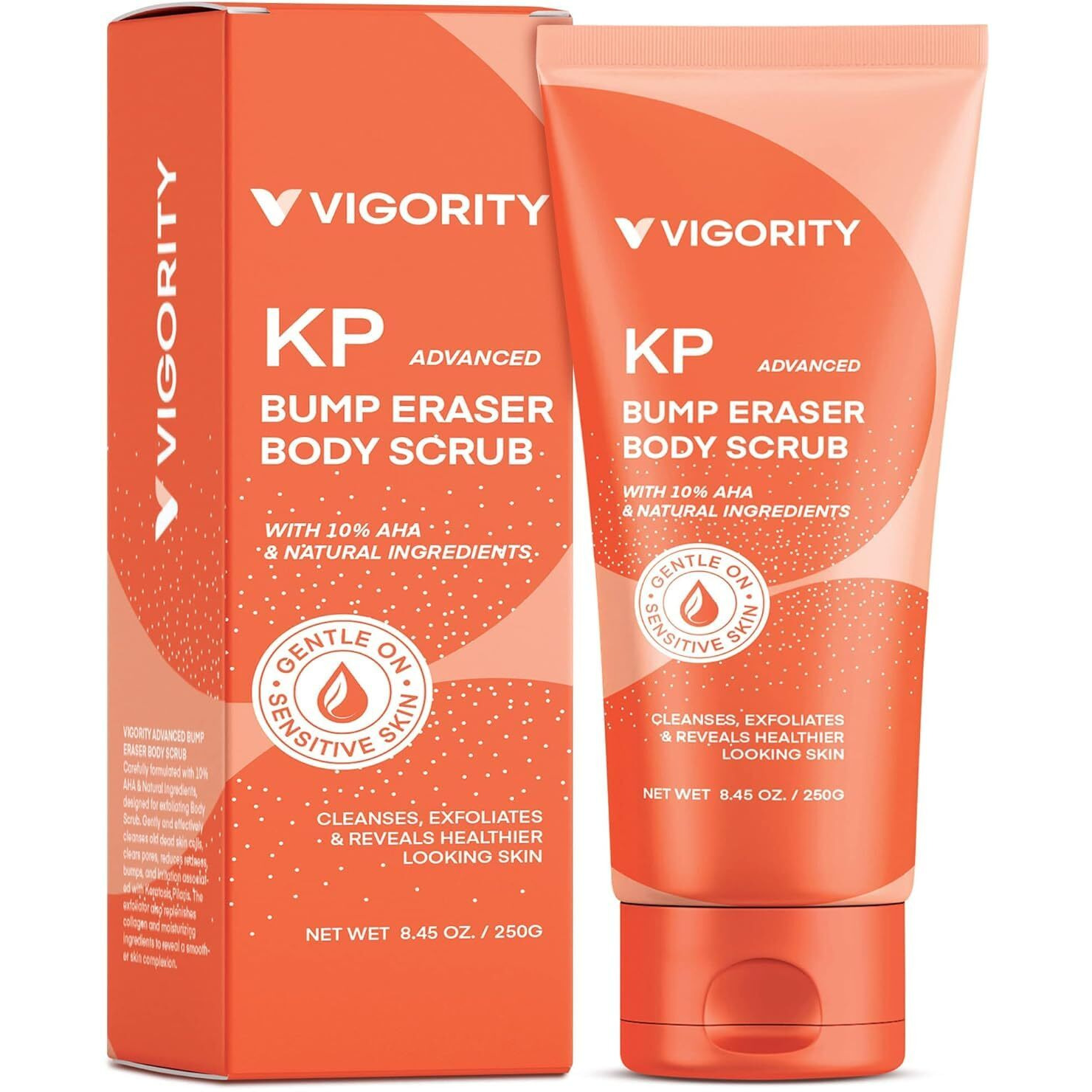Kp Bump Eraser Body Scrub - Keratosis Pilaris Treatment For Strawberry Legs, Chicken Skin - Exfoliating Body Scrub For Women & Men