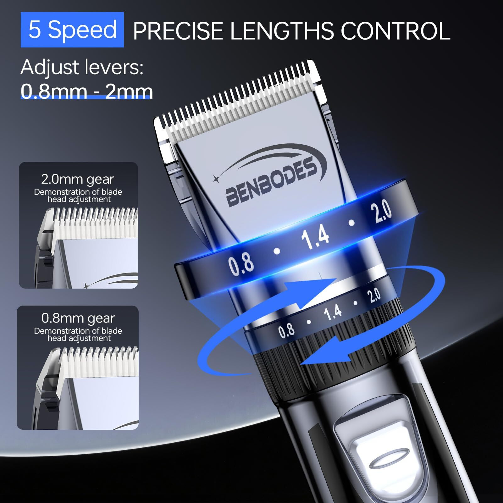Men's Hair Clippers & Beard Trimmer Grooming Kit All-In-One Professional Haircut Kit For Household, Rechargeable, Corded & Cordless With Led Display For Trimmer Hair And Body Care,Convenient At Home