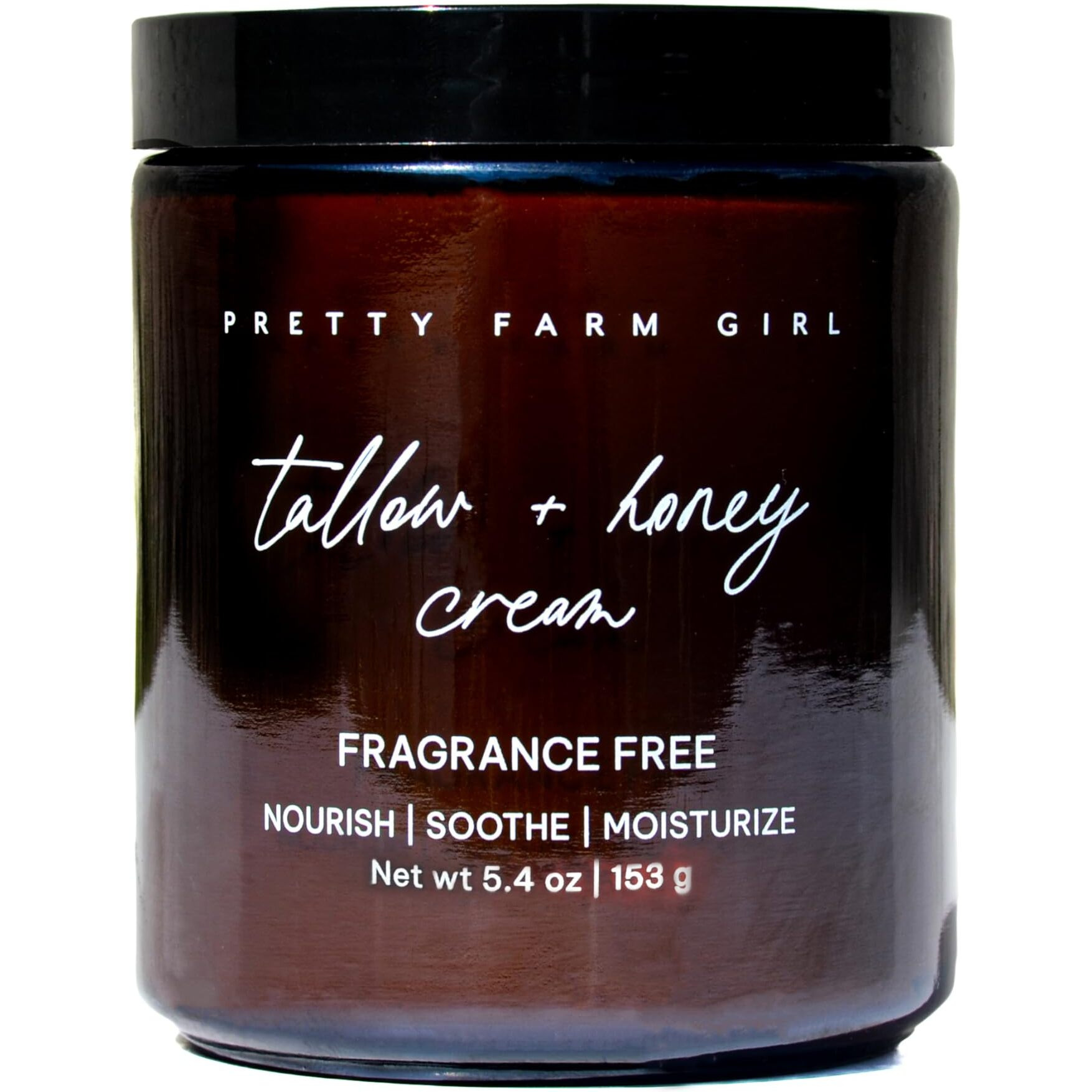 Pretty Farm Girl Tallow + Honey Body Butter - Nourish, Soothe, And Moisturize - Fragrance Free - Lightly Whipped - For Sensitive Skin - Full Body Use