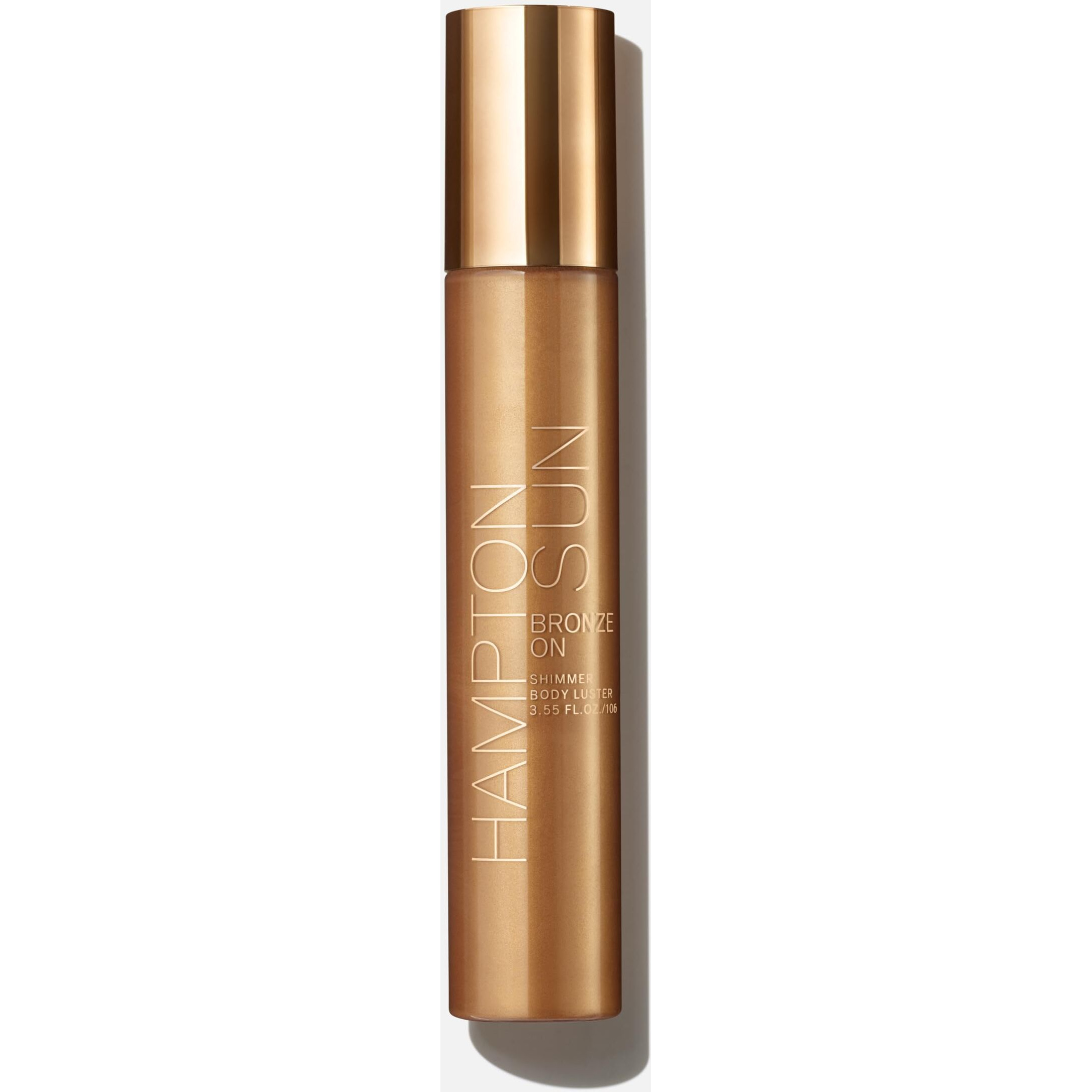 Hampton Sun Bronze-On Shimmer Body Luster | Instant Skin Perfecting Bronzing Gel  E | Smooth, Radiant Finish | Deeply Hydrating And Firming | Blurs Over Skin Imperfections | Micro-Fine Golden Shimmer