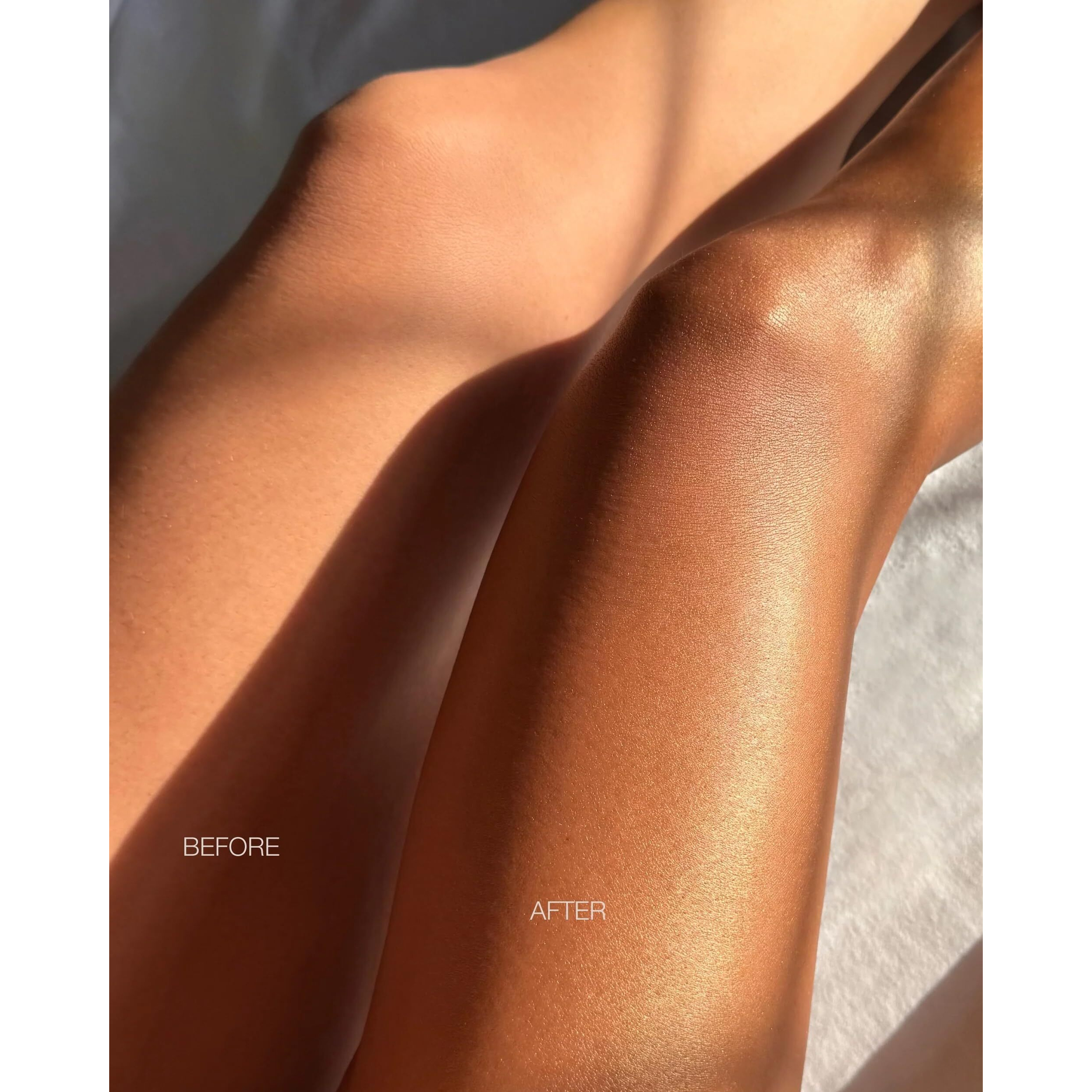 Hampton Sun Bronze-On Shimmer Body Luster | Instant Skin Perfecting Bronzing Gel  E | Smooth, Radiant Finish | Deeply Hydrating And Firming | Blurs Over Skin Imperfections | Micro-Fine Golden Shimmer