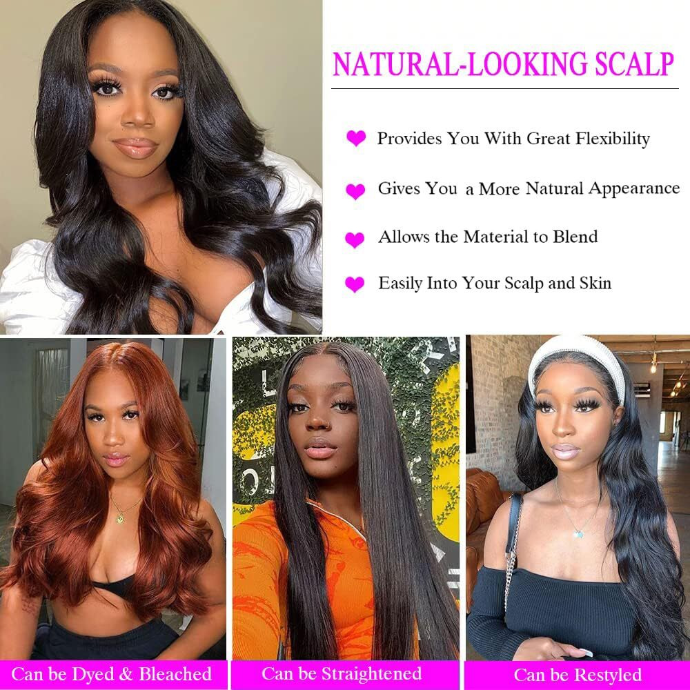 Xagujpo Glueless V Part Wig Human Hair Body Wave For Black Women Upgrade U Part Human Hair Wig 100% Beginner Friendly No Sew In No Glue 180% Density Natural Color (26 Inch)