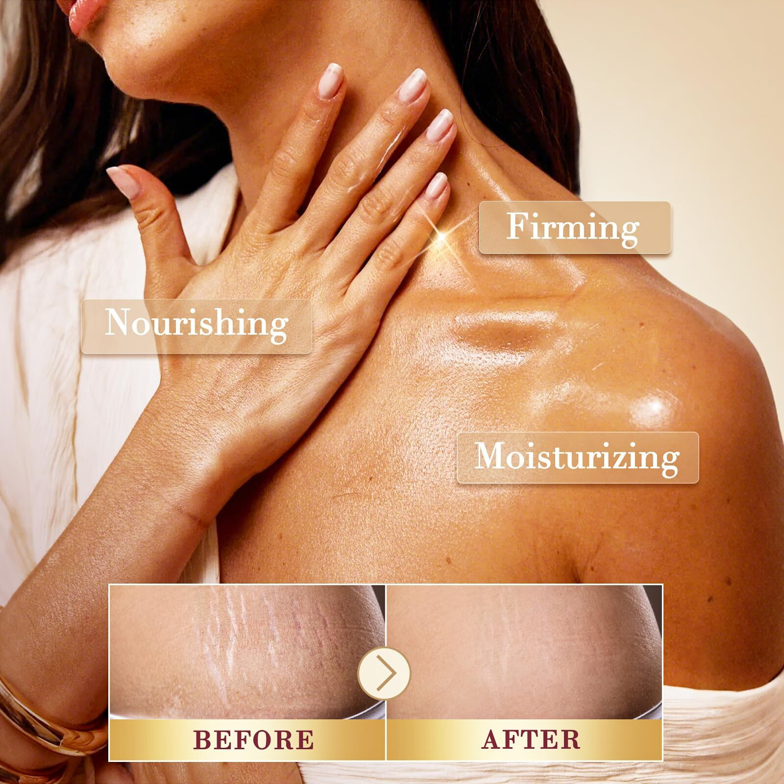 Goosure Magic Body Firming Oil,Deep, Lasting Hydration, 4.06 Fl Oz, Natural Botanicals Firming O Il For Women, Fast-Absorbing With Cactus Extract & Camellia Oil, Vitamin E, Targets Abdomen/Thighs