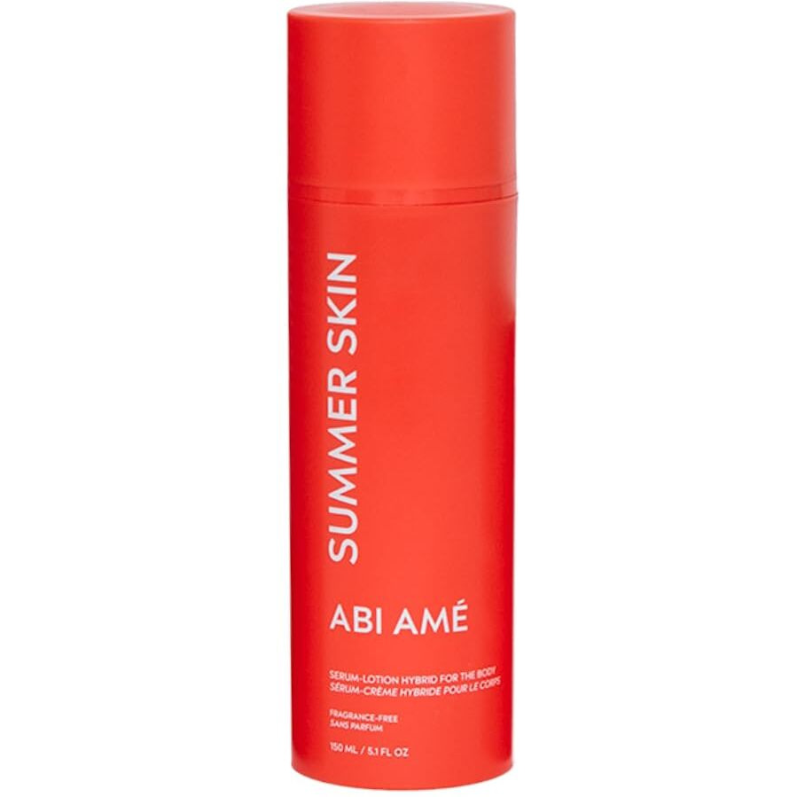 Abi Am   Summer Skin Body Serum/Lotion Hybrid - Hydrating, Softening And Repairing Body Lotion- Niacinamide + Saccharide Isomerate + Vitamin B5 + Oat Extract - 150Ml/5.1 Fl Oz.