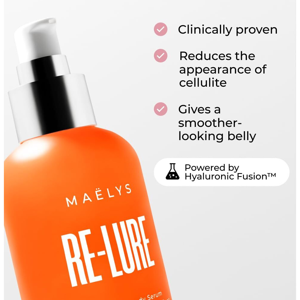 Malys Re-Lure Tight & Tone Body Serum - Hyaluronic Acid Serum For Women - Hydrating, Tightens Appearance Of Skin For Toned Look