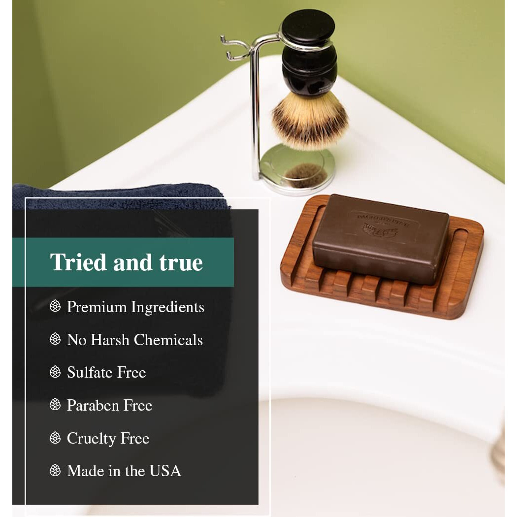 Packer's Pine Tar Soap | The Original Mens Body Soap Made With Natural Pine Tar And Pine Oils | All Natural Mens | Paraben, Sulfate, And Creosote Free (3 Pack)