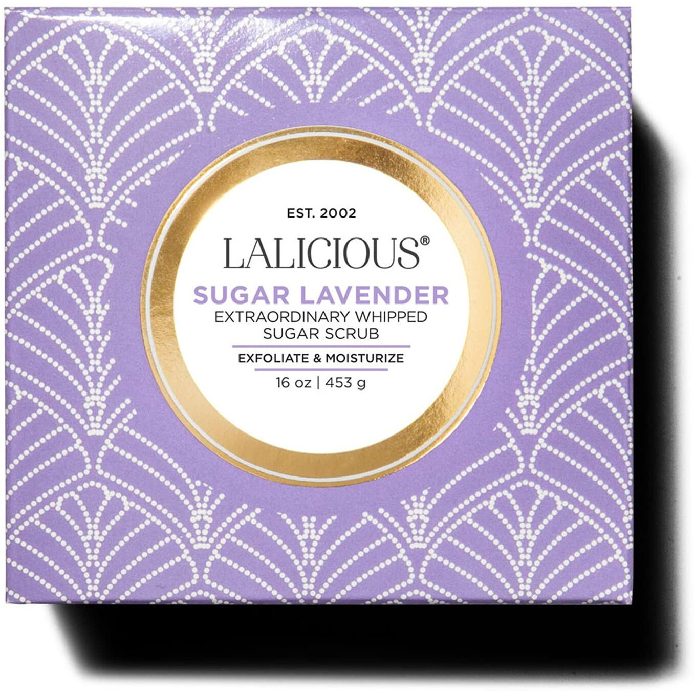 Lalicious Sugar Lavender Sugar Scrub, Exfoliating Body Scrub, Moisturizing Extraordinary Whipped Body Exfoliator, Gentle Exfoliating Body Scrubber Exfoliator For Radiant Skin, No Parabens - 16Oz