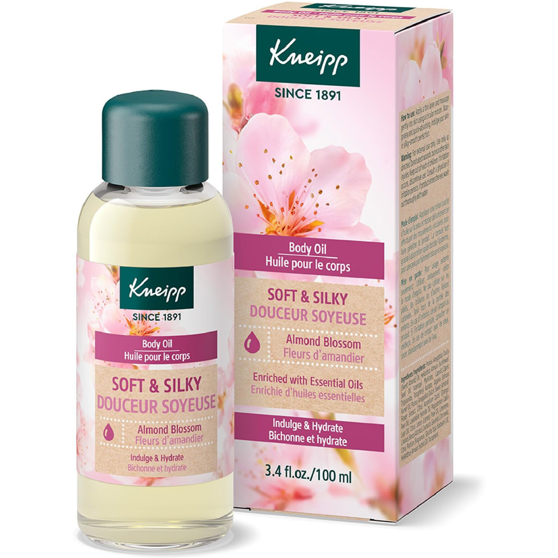 Kneipp Body Oil, Soft Skin Almond Blossom, 3.38 Fl. Oz.