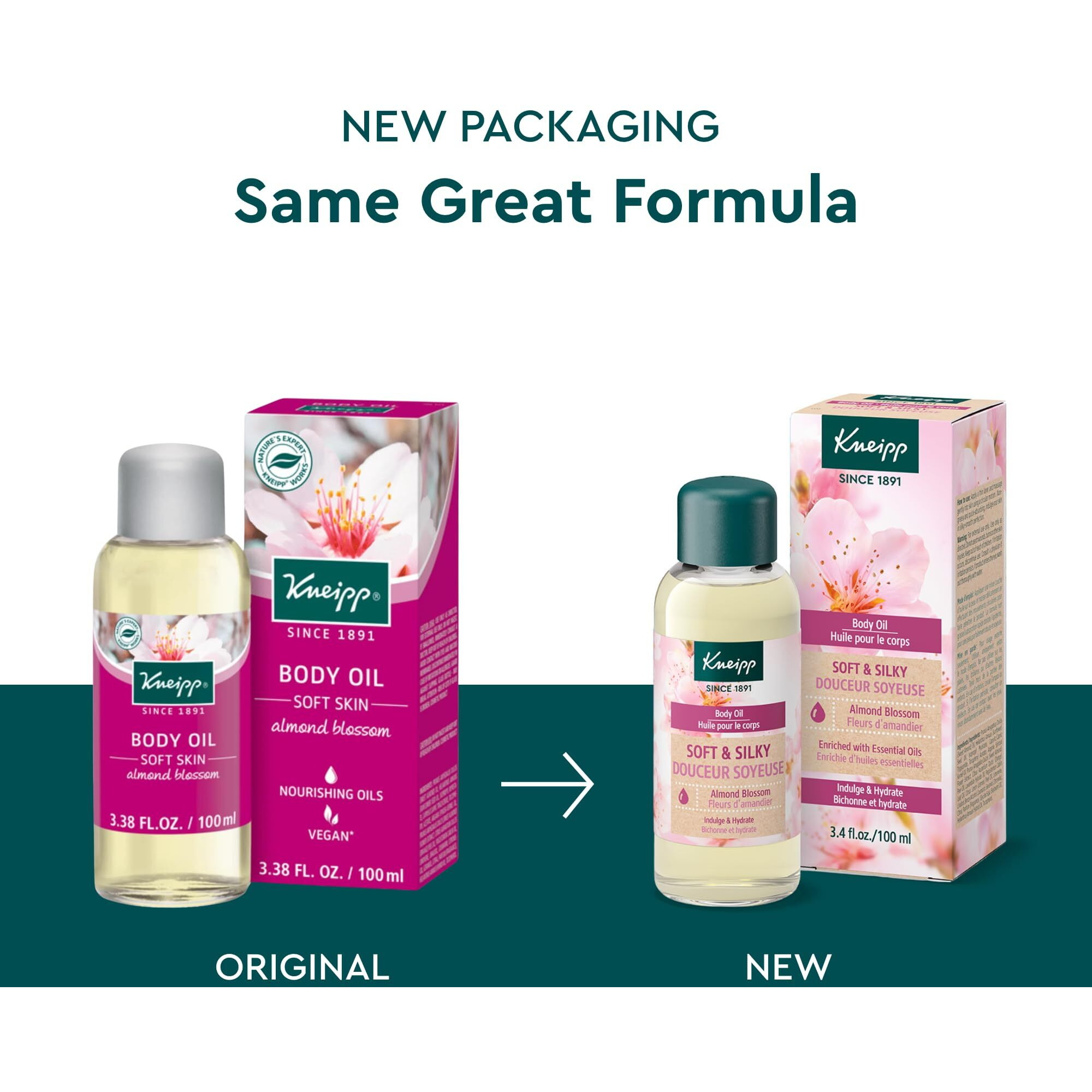 Kneipp Body Oil, Soft Skin Almond Blossom, 3.38 Fl. Oz.