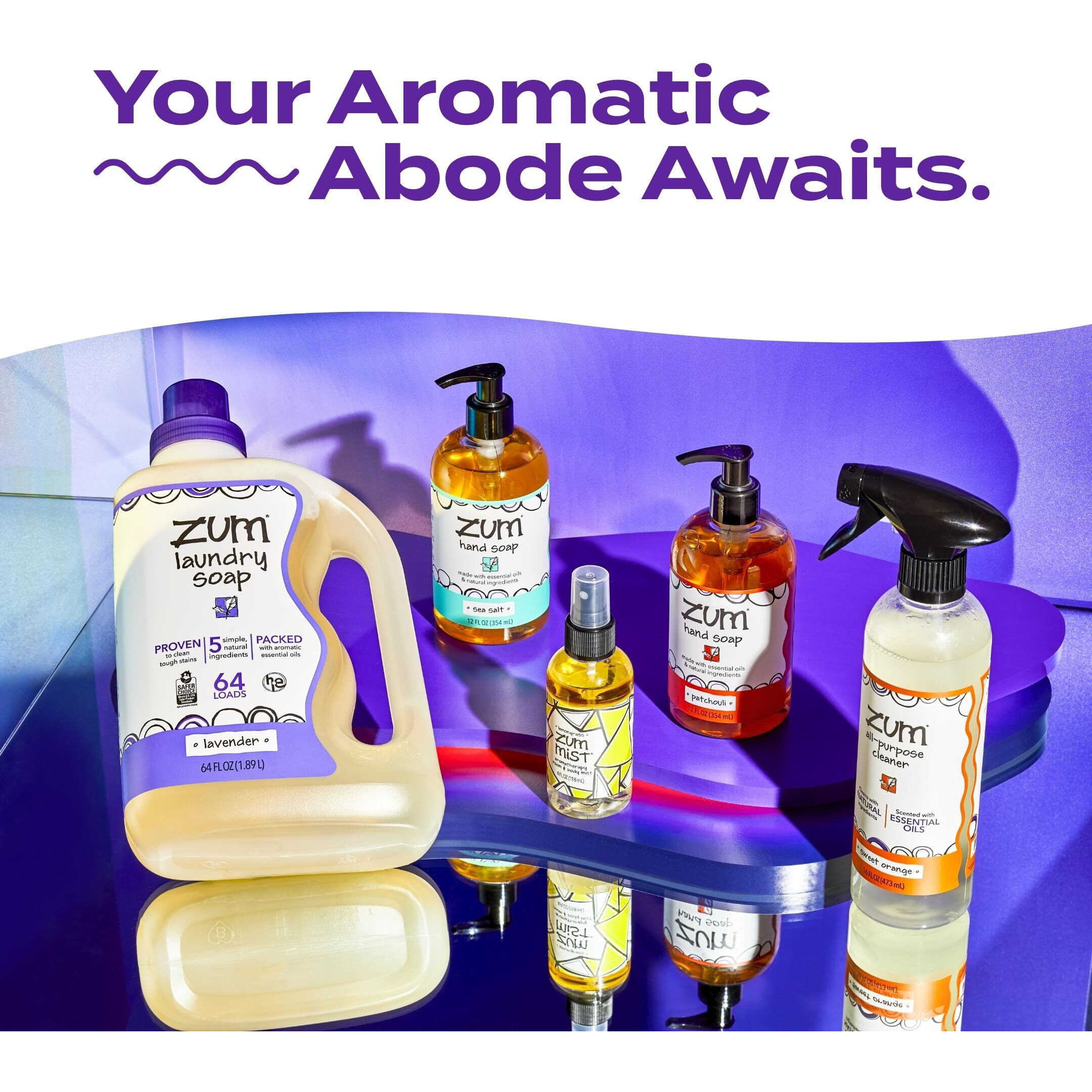 Indigo Wild Zum Mist Room & Body Spray - Aromatherapy Essential Oil Spray - Natural Body Mist & Room Spray - Rosemary-Mint Scent - 4 Fl Oz