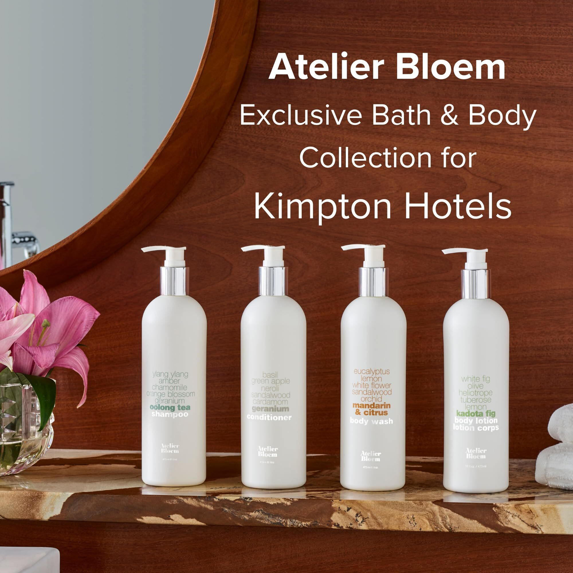 Atelier Bloem Kadota Fig Body Lotion - Kimpton Hotel Bath Spa - Moisturizing - Lotion 16 Oz.