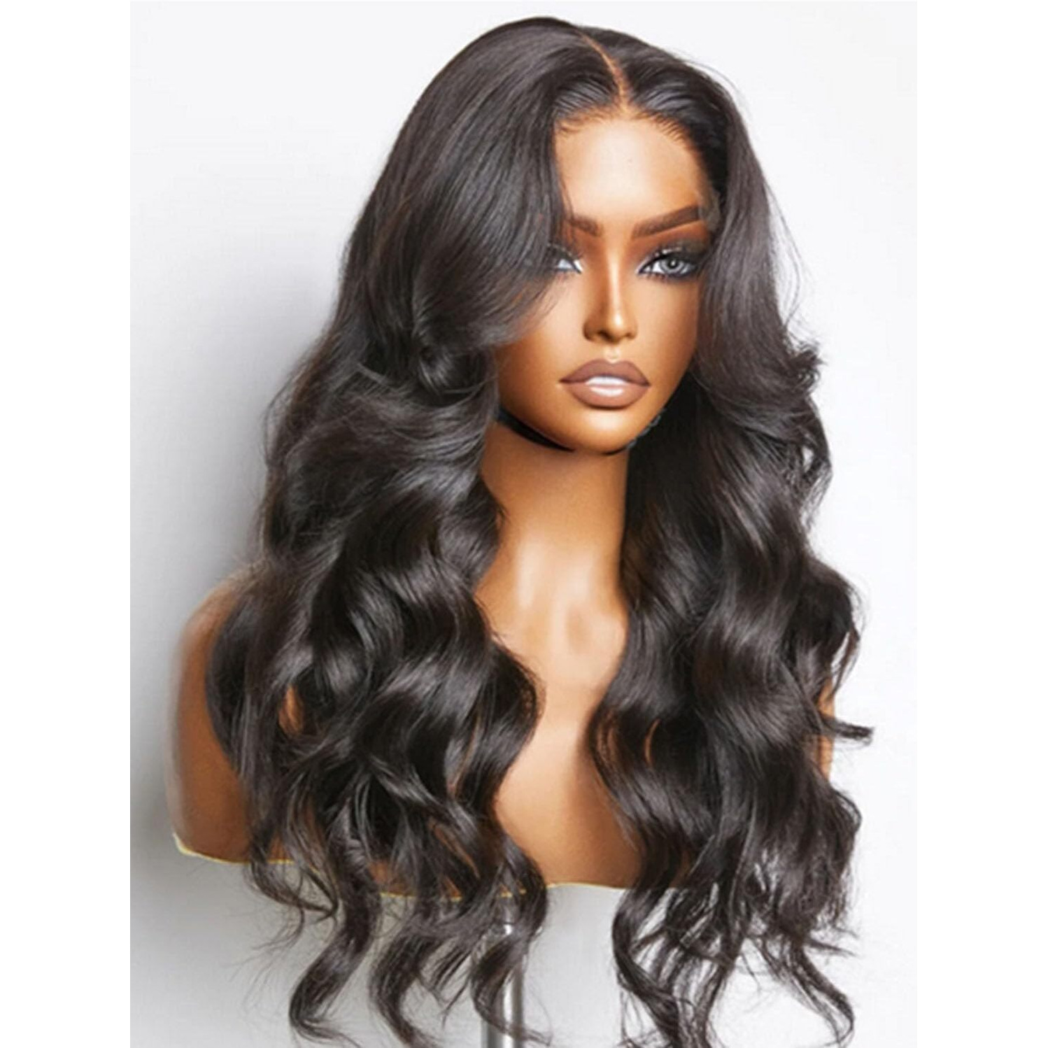 250 Density Body Wave Lace Front Wigs Human Hair 20 Inch Pre Plucked Glueless Real Human Hair Wigs For Black Women 13X4 Hd Lace Front Wigs Natural Hairline
