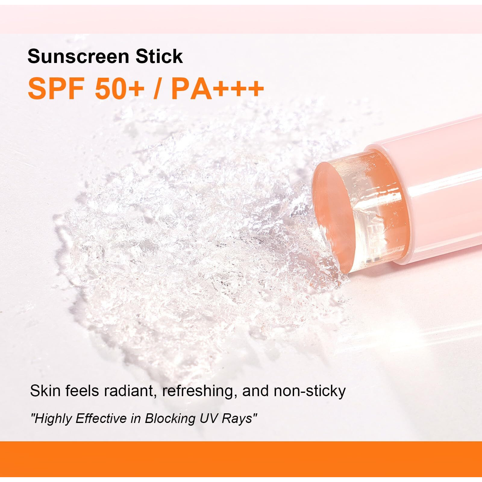 Dageda Watermelon Sunstick, Sunscreen Stick Spf 50, Transparent Lightweight Texture, Sweat And Water Resistant Roll On Sunscreen For Face And Body