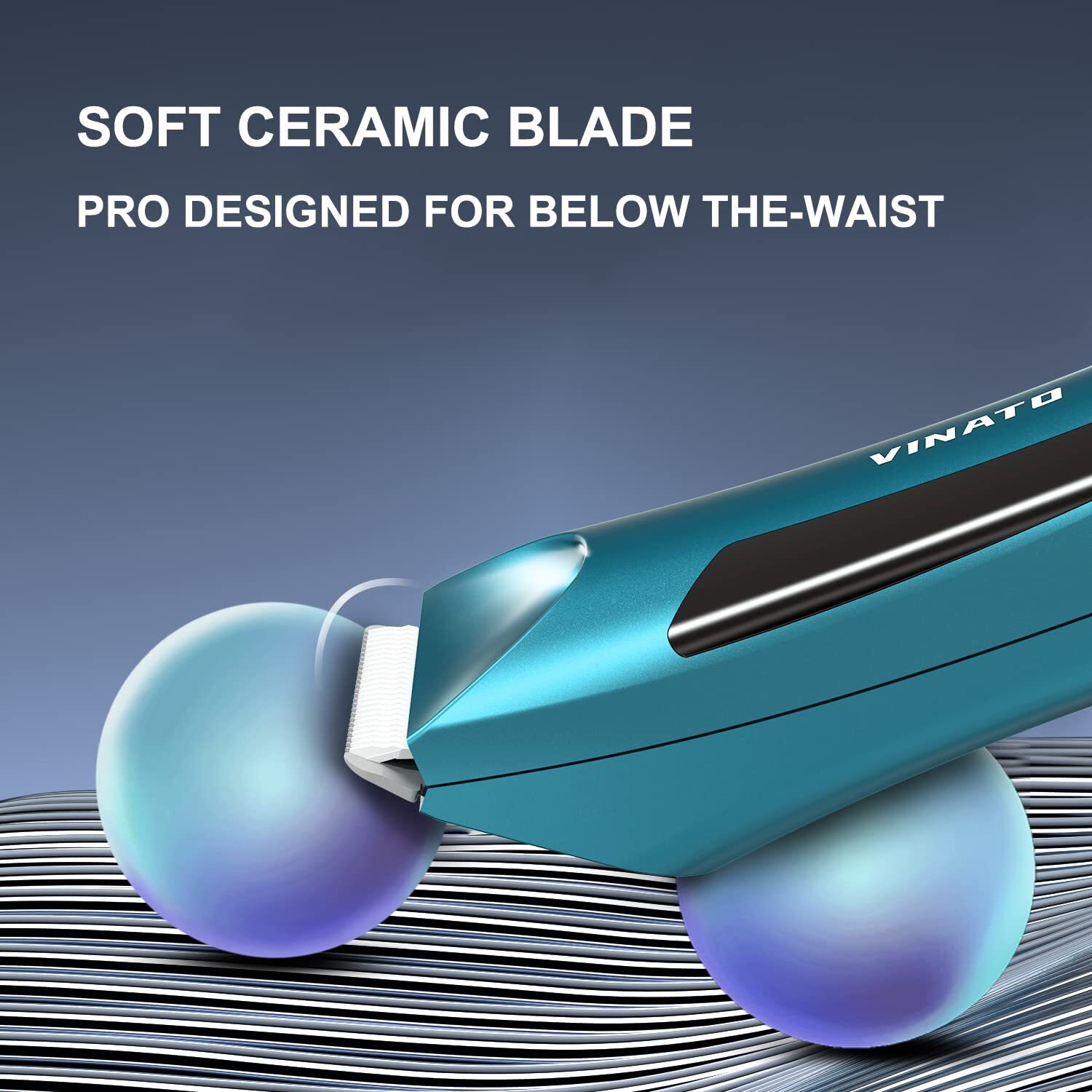 Vinato Electric Trimmer Set - All-In-One Mens Grooming Kit, Body & Beard Razor, Nose Trimmer