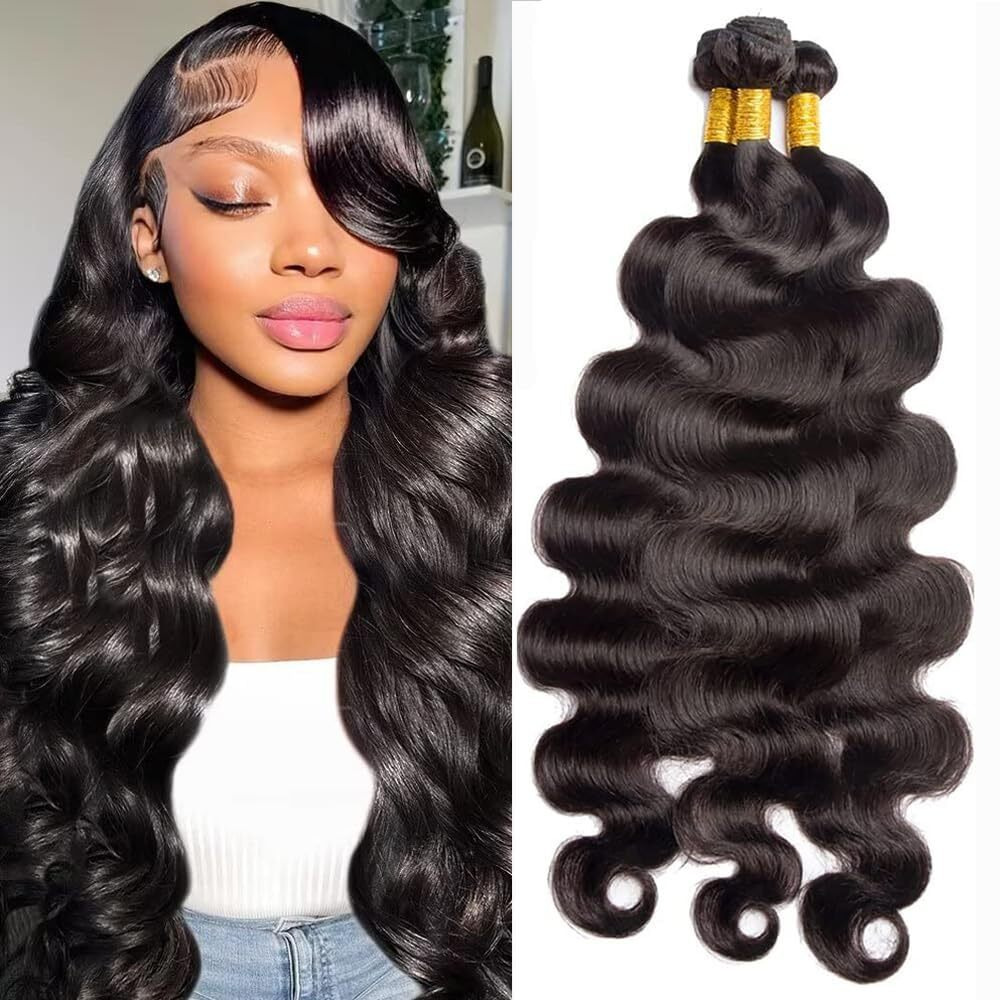 Ralisa Body Wave Bundles Human Hair 3 Bundles (26 28 30 Inches)